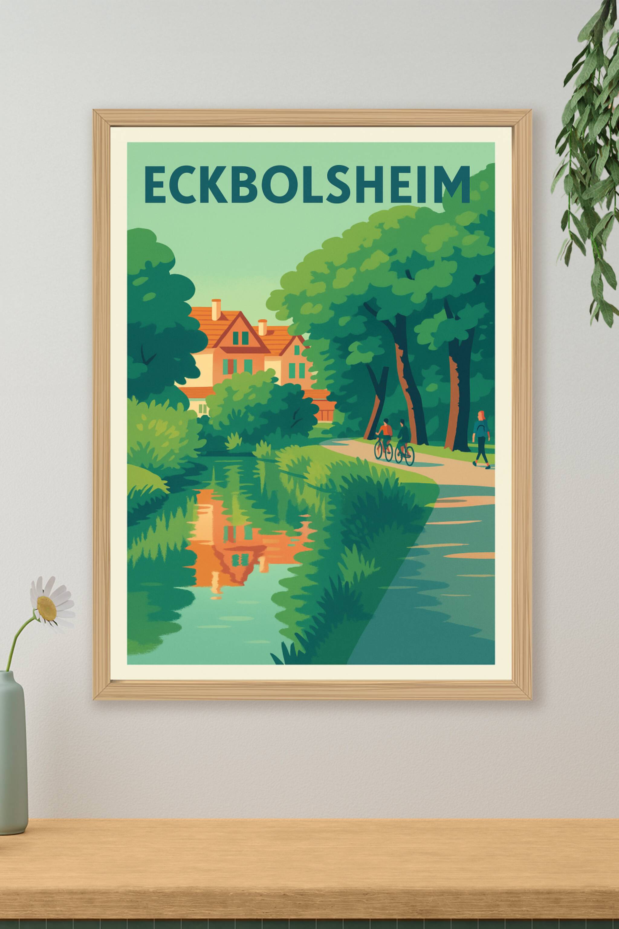 Affiche de Eckbolsheim - La sérénité au fil de l'eau