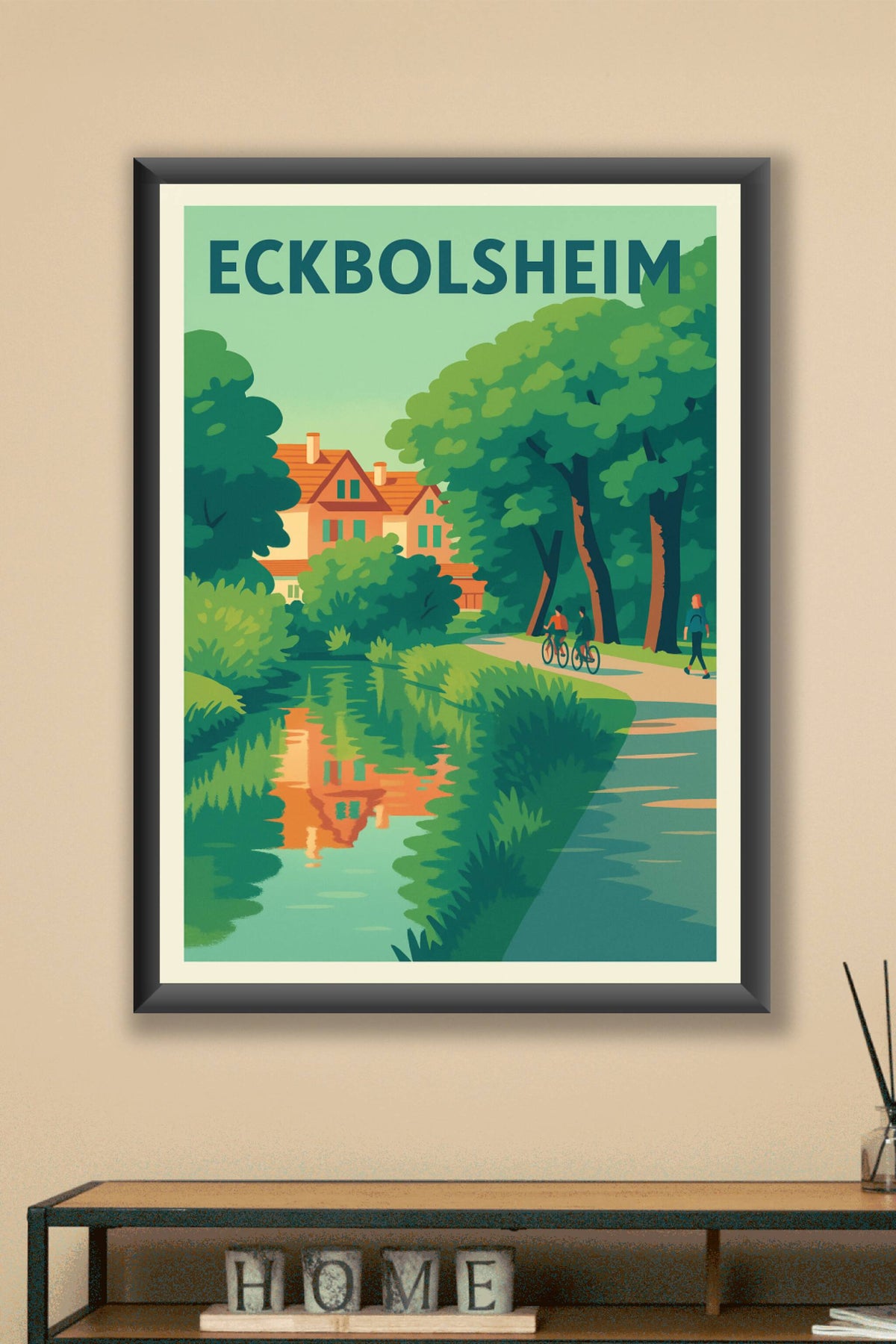 Affiche de Eckbolsheim - La sérénité au fil de l'eau