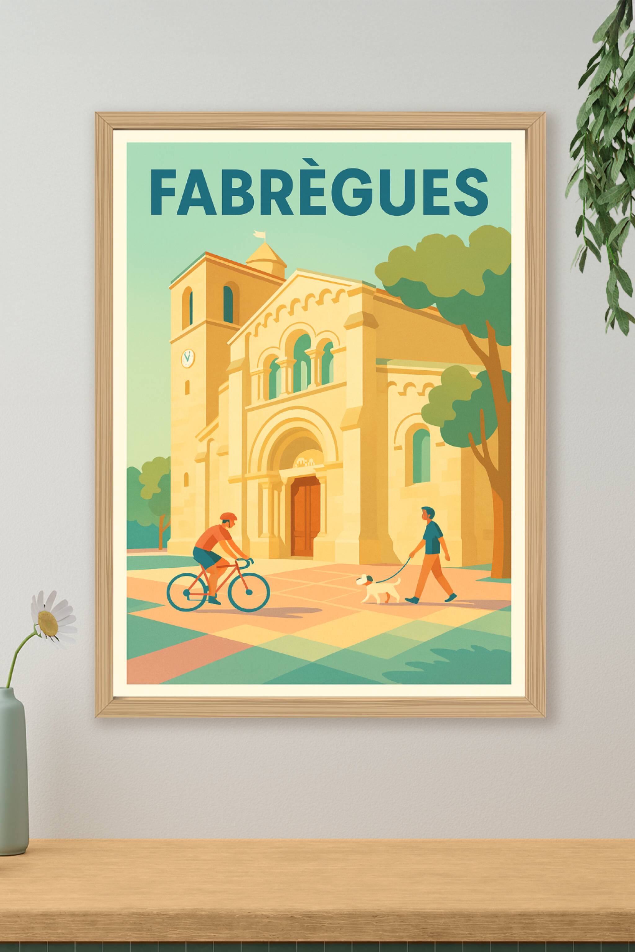 Affiche de Fabrègues - Ambiance paisible au cœur du village