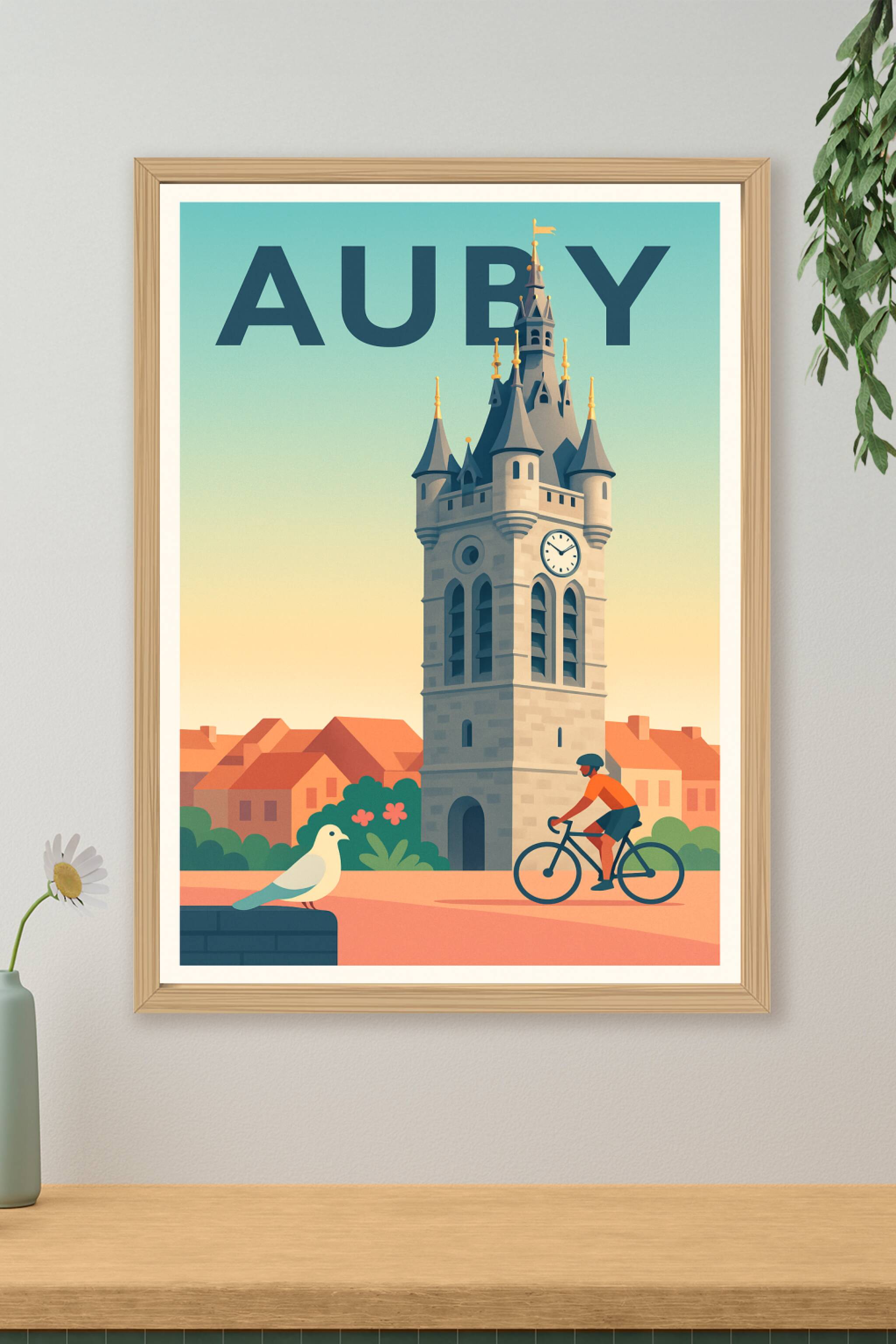 Affiche de Auby - Charme et Sérénité au Cœur du Nord