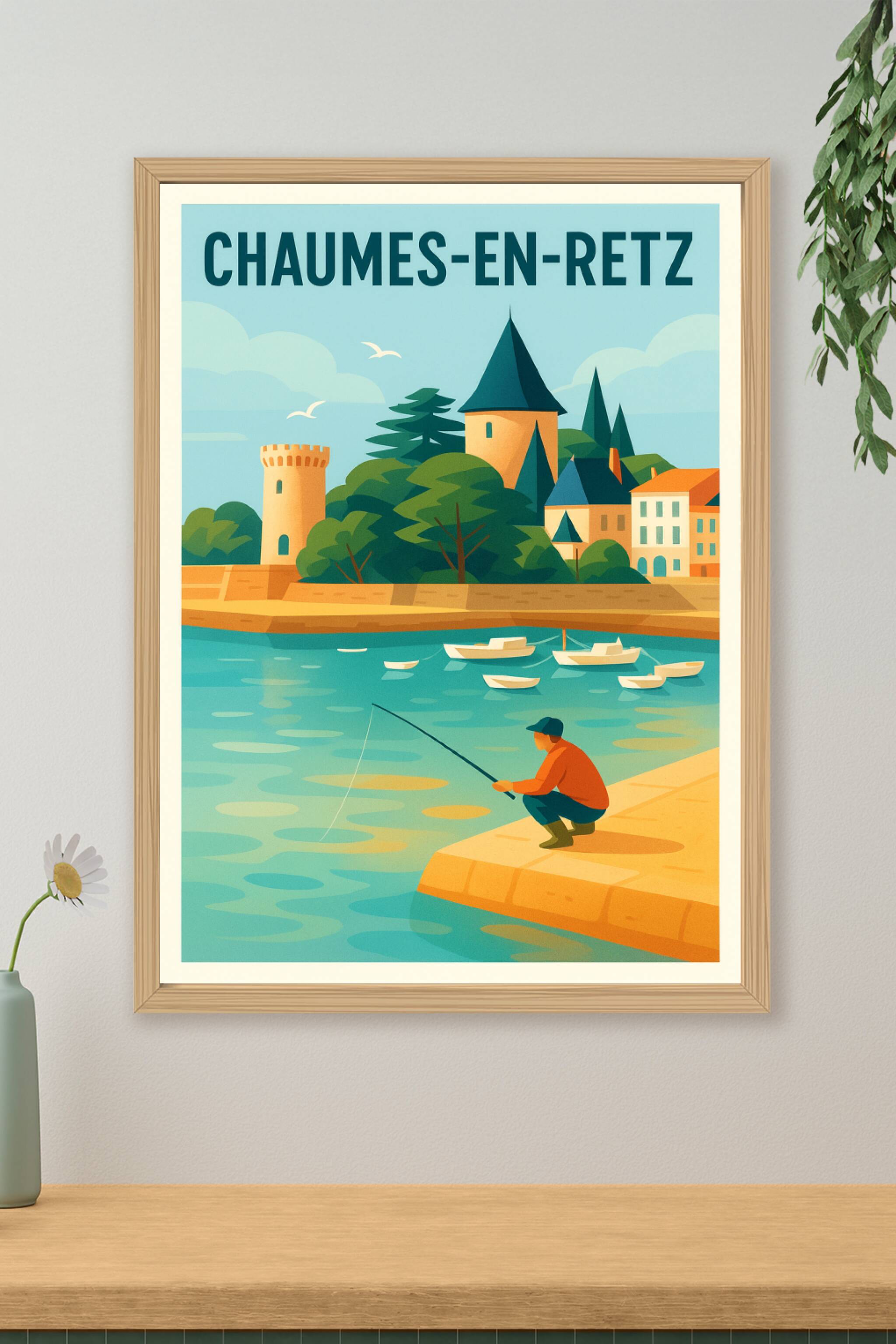 Affiche de Chaumes-en-Retz - Plénitude au bord de l'eau