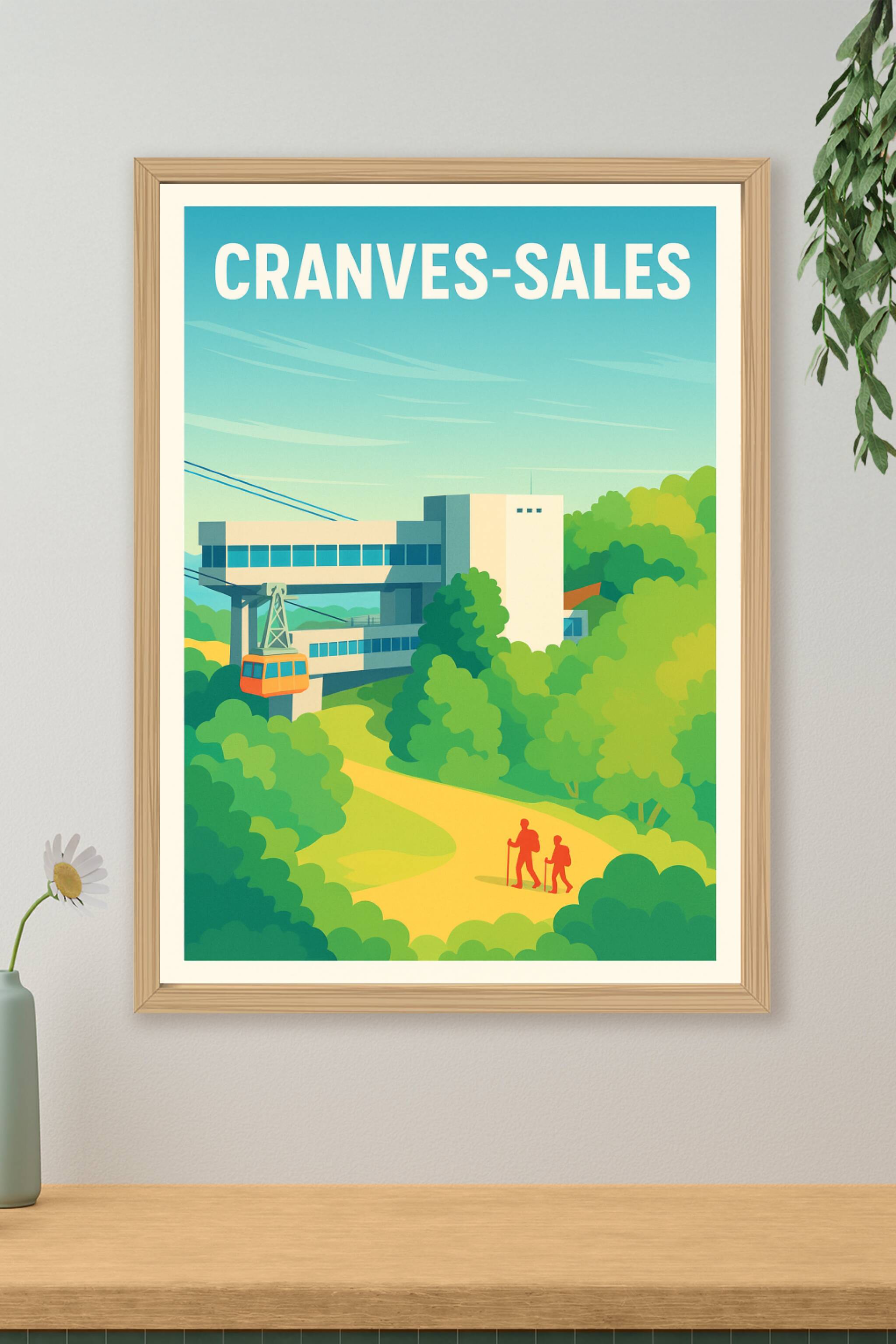 Affiche de Cranves-Sales - Au cœur de la nature et technologie