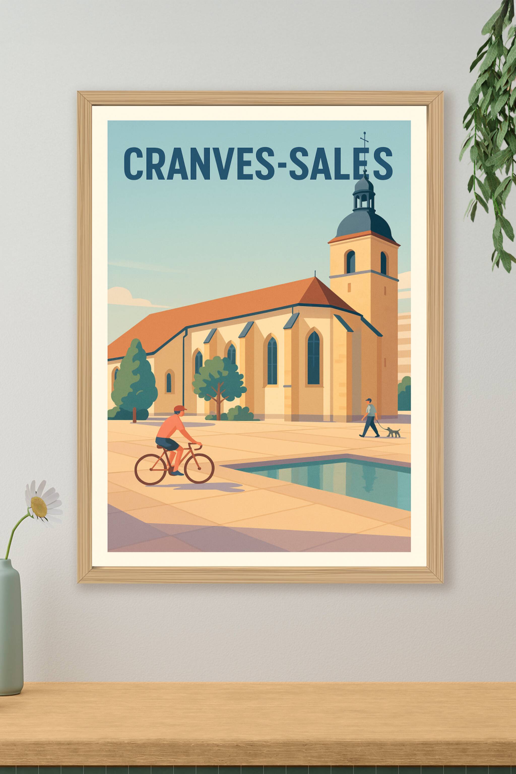 Affiche de Cranves-Sales - L'élégance tranquille d'un cadre authentique