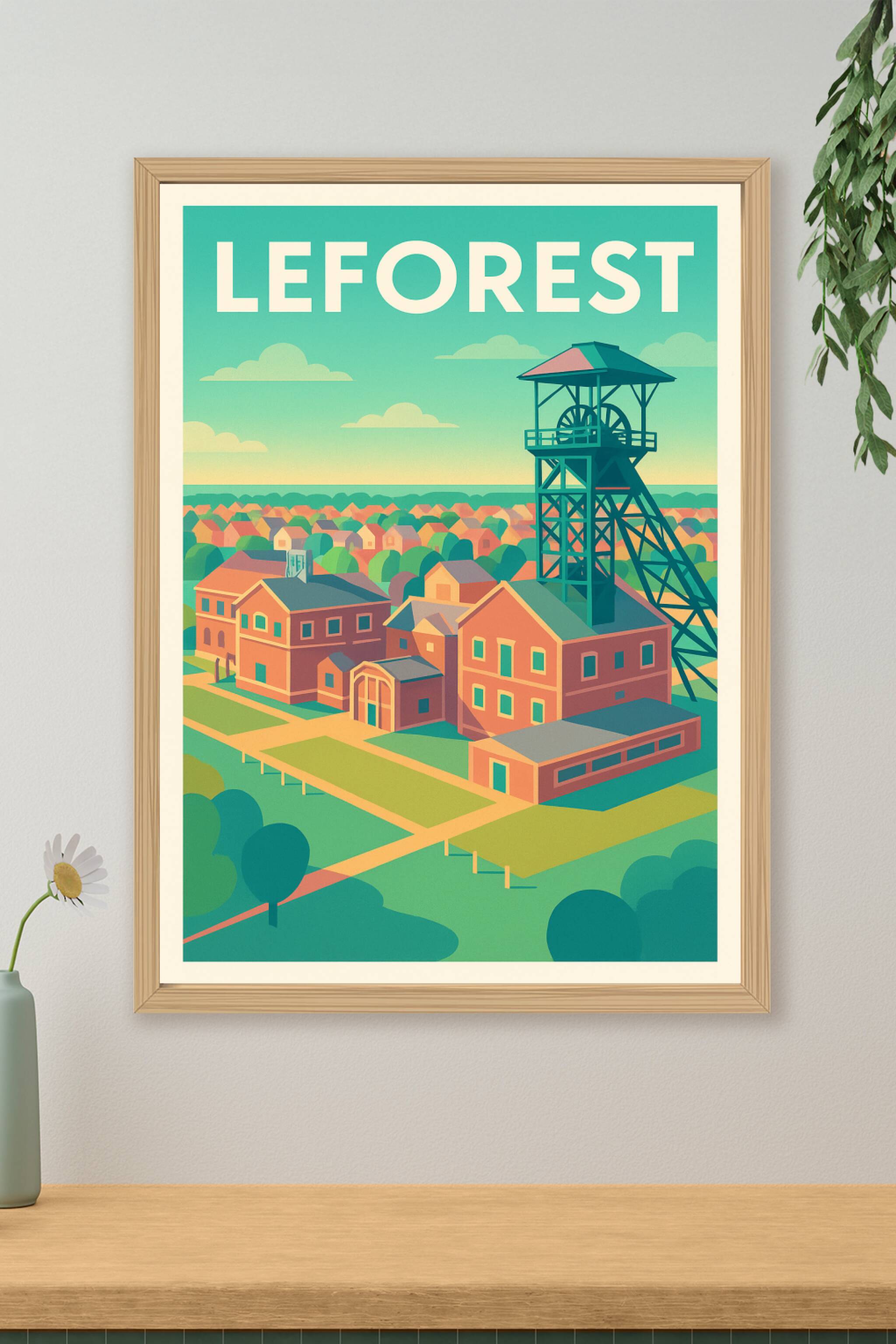Affiche de Leforest - L'élégance industrielle au cœur du Nord