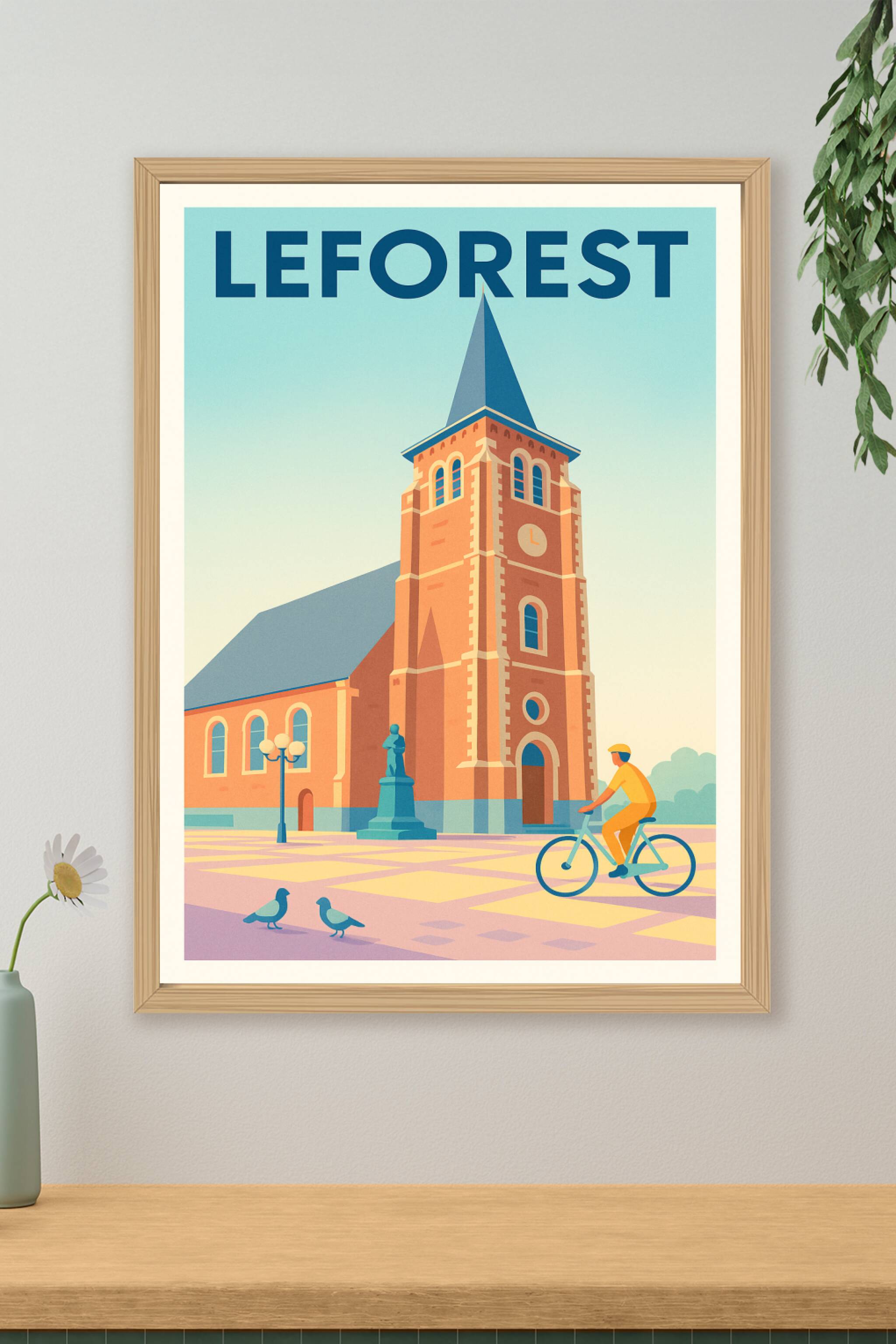 Affiche de Leforest - L'élégance tranquille du cœur de ville