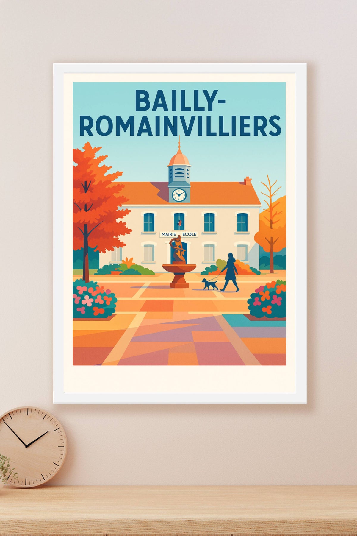 Affiche de Bailly-Romainvilliers - Charme paisible au cœur du village