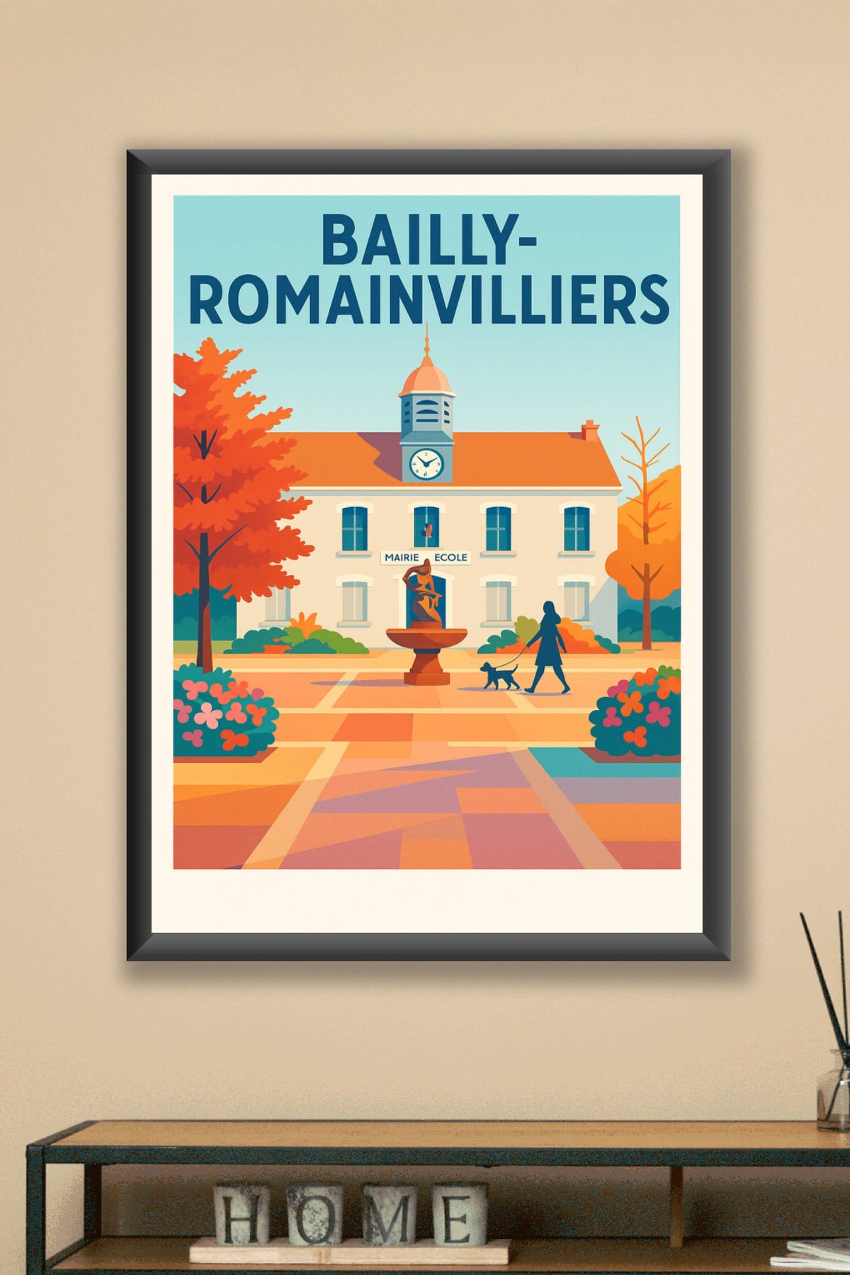 Affiche de Bailly-Romainvilliers - Charme paisible au cœur du village