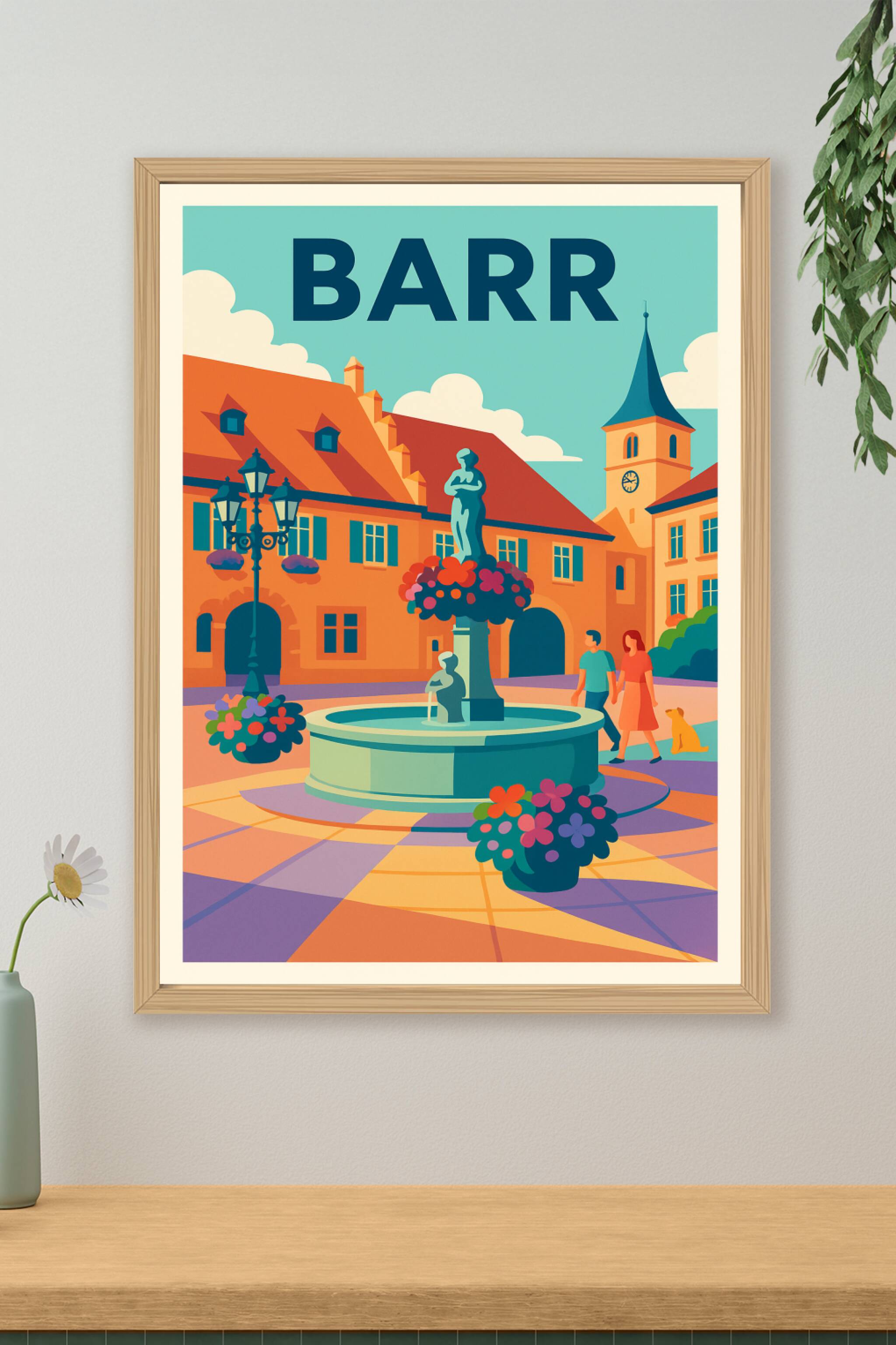 Affiche de Barr - Charme pittoresque au cœur de l'Alsace