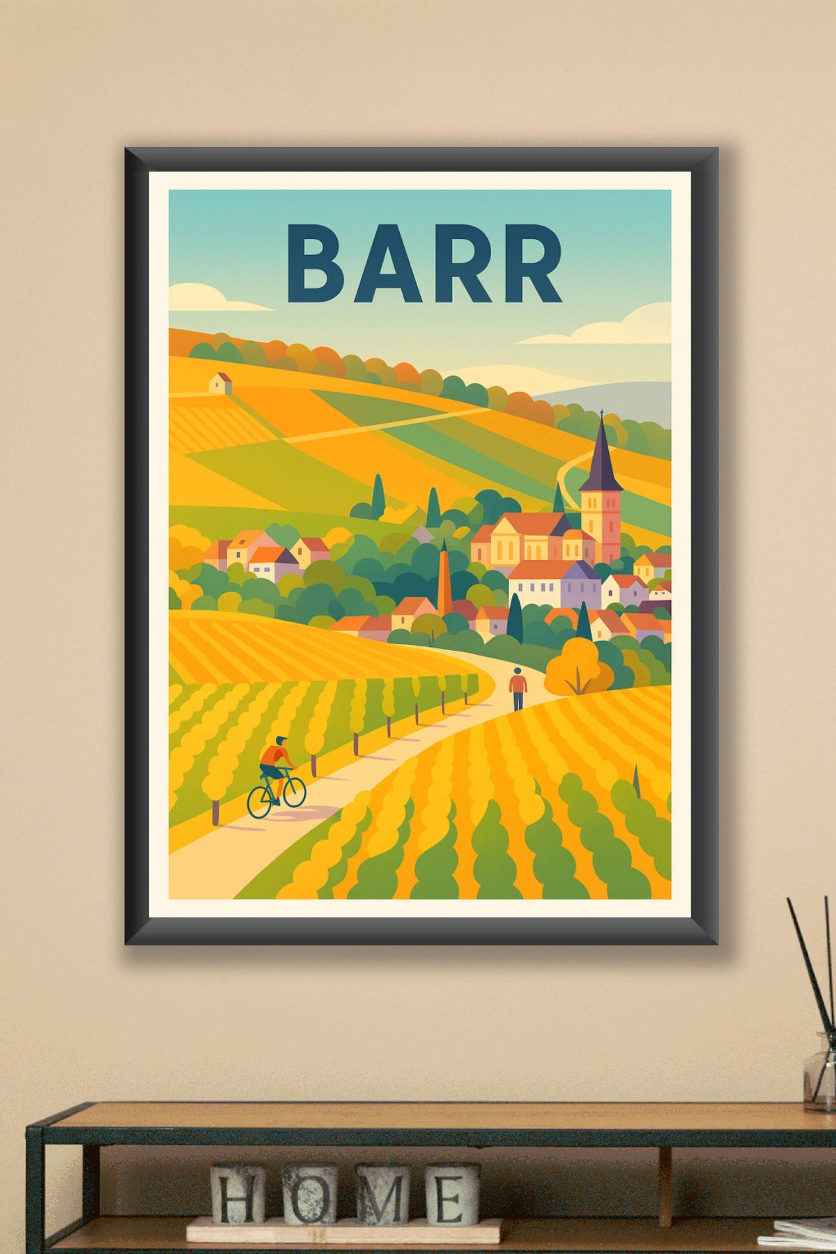 Affiche de Barr - L'évasion au cœur des vignobles alsaciens