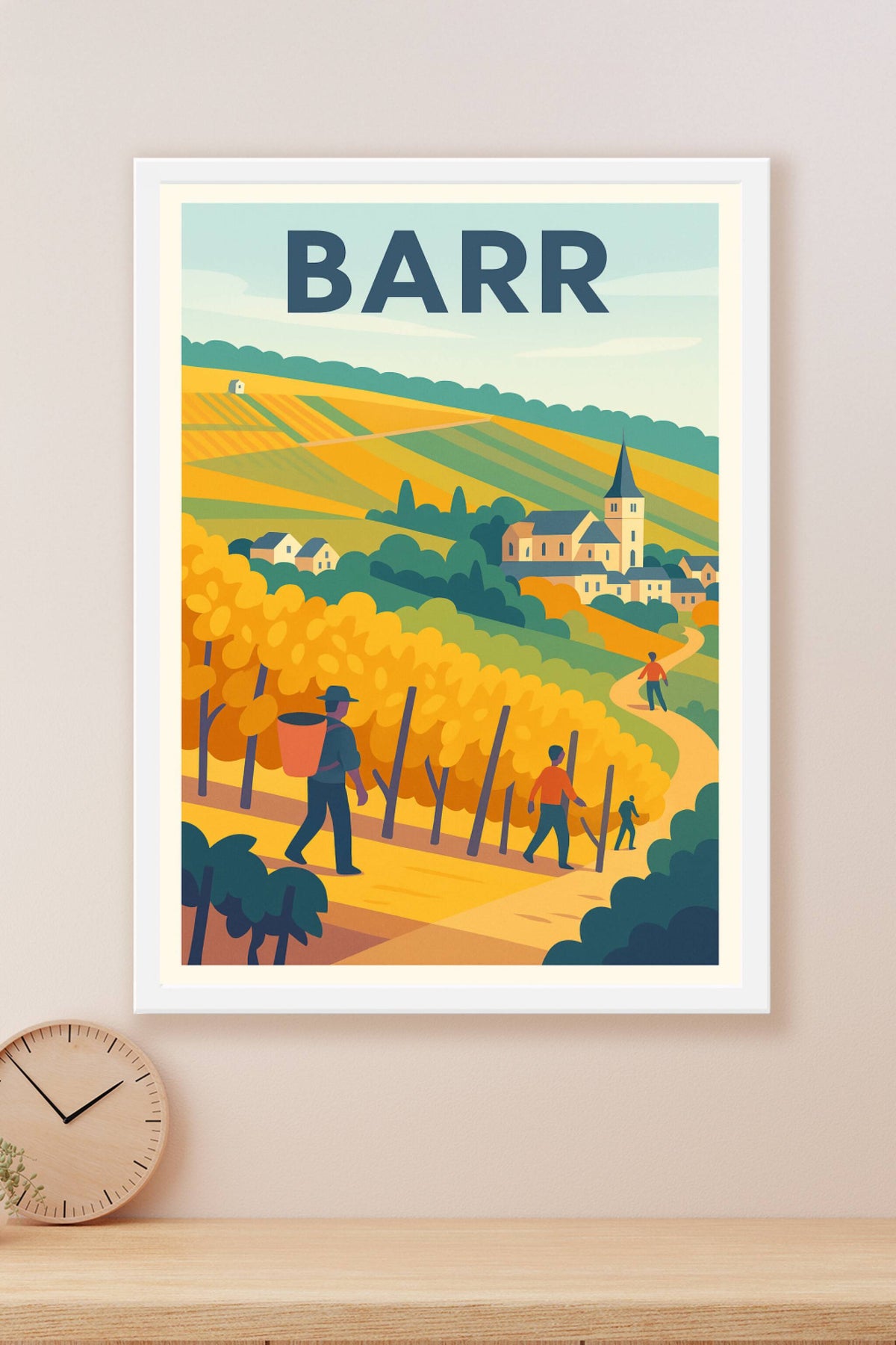 Affiche de Barr - Charme bucolique au cœur des vignobles alsaciens