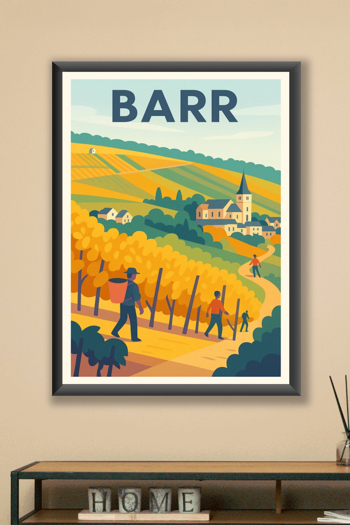 Affiche de Barr - Charme bucolique au cœur des vignobles alsaciens
