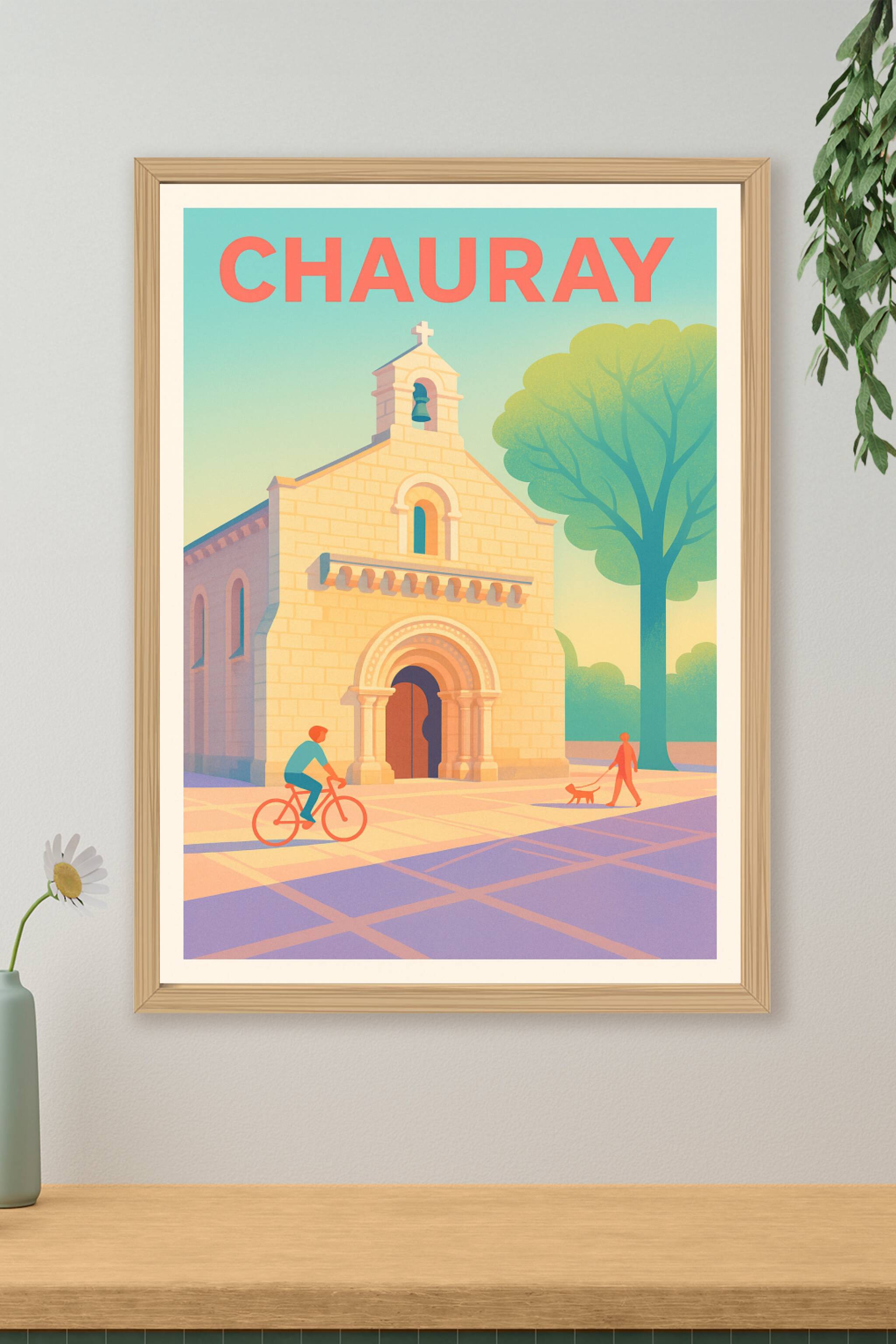 Affiche de Chauray - Charme et sérénité à chaque coin de rue