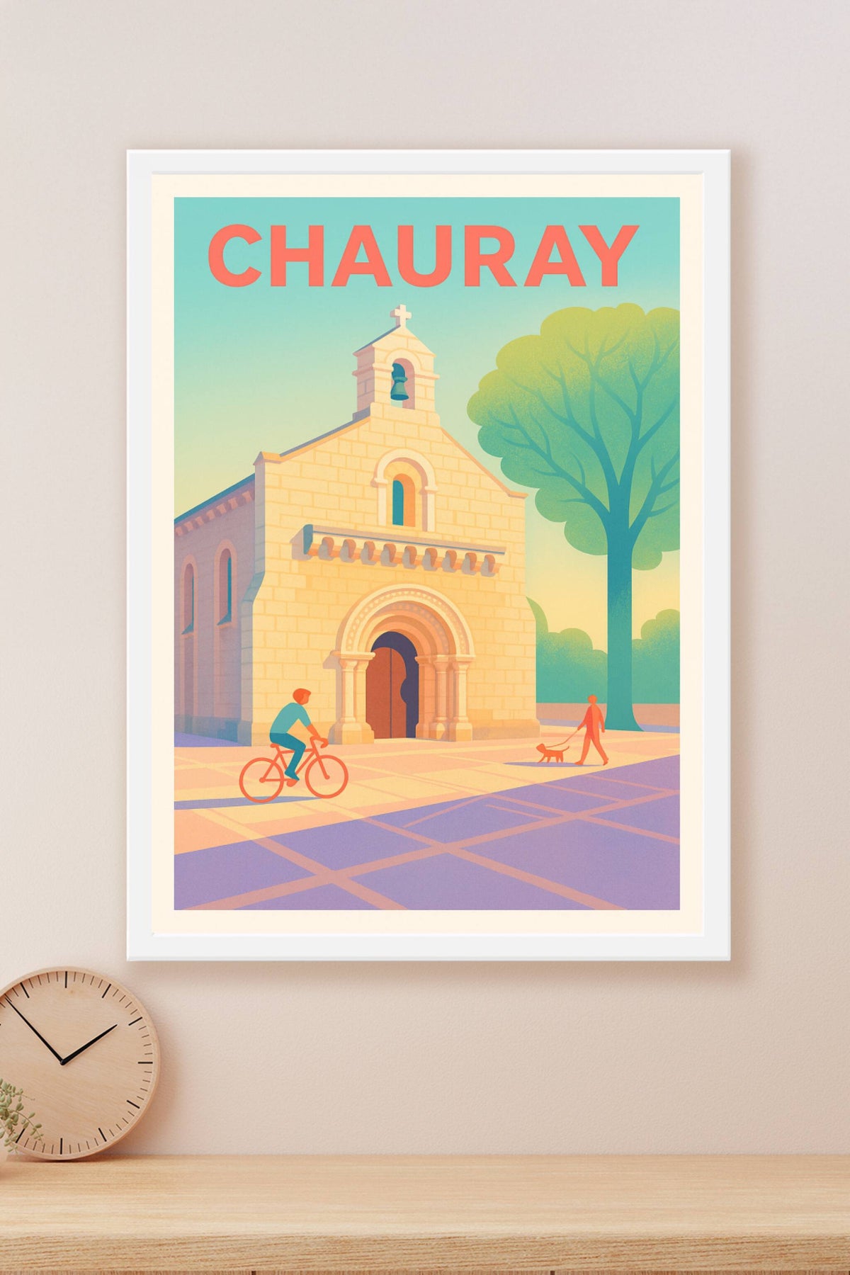 Affiche de Chauray - Charme et sérénité à chaque coin de rue