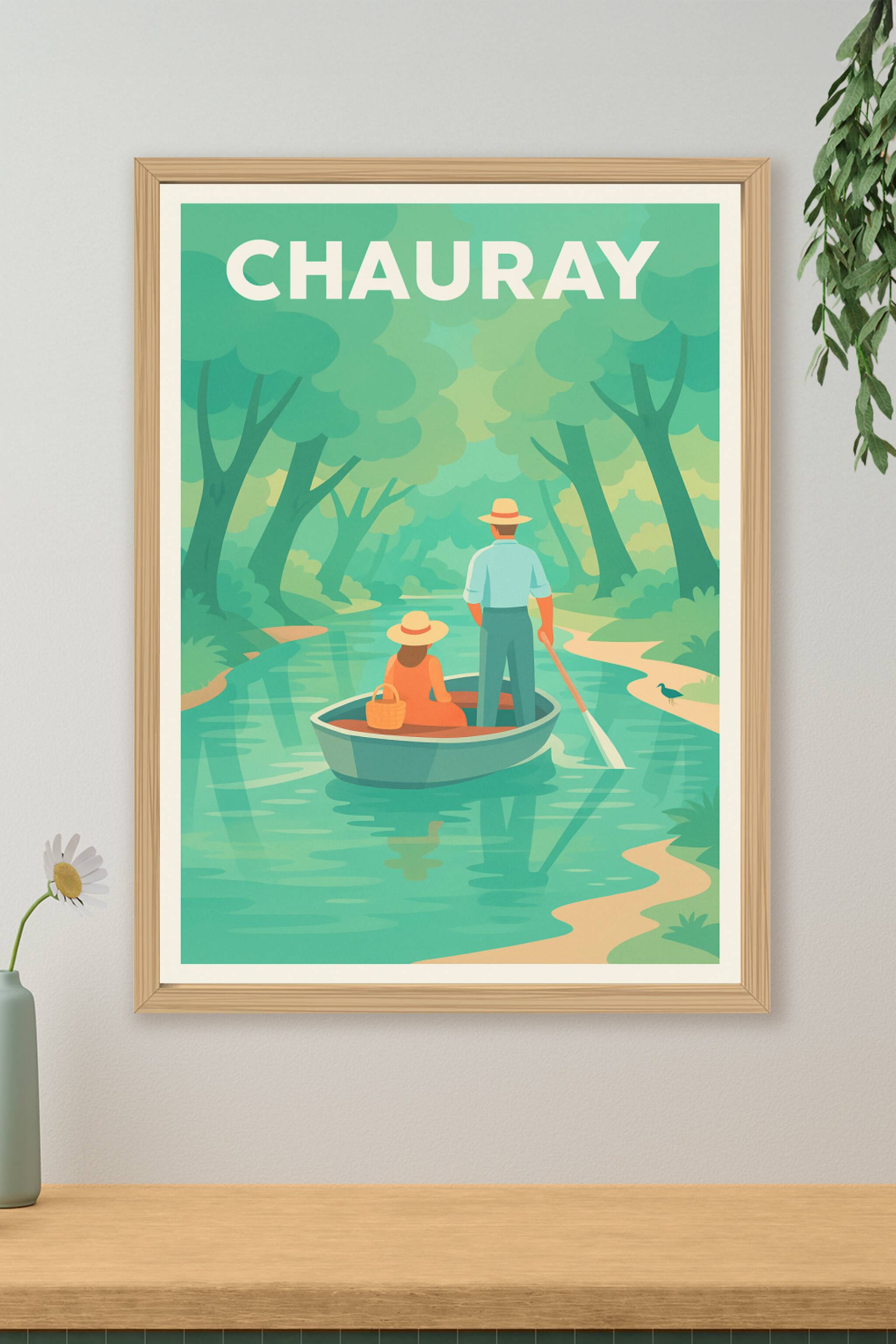 Affiche de Chauray - Balade paisible au fil de l'eau