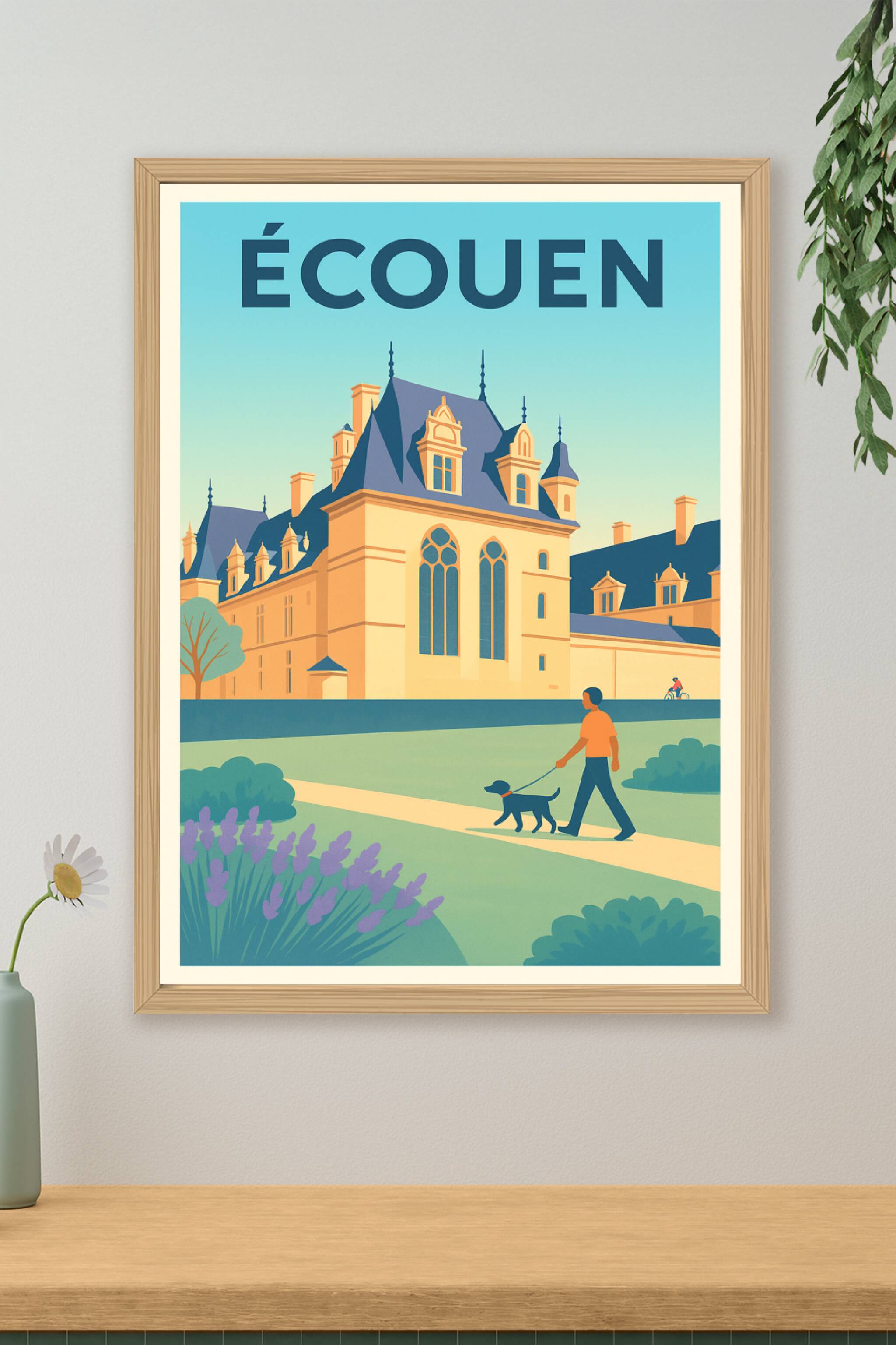 Affiche de Écouen - Sérénité et patrimoine en balade