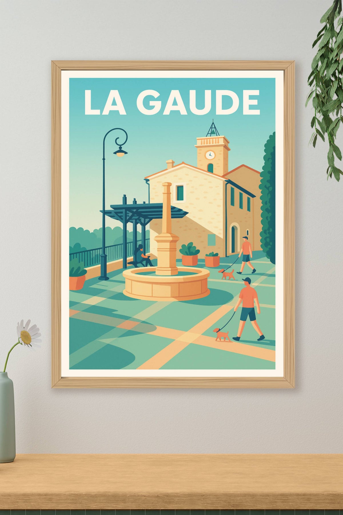 Affiche de La Gaude - Charme et sérénité en Provence