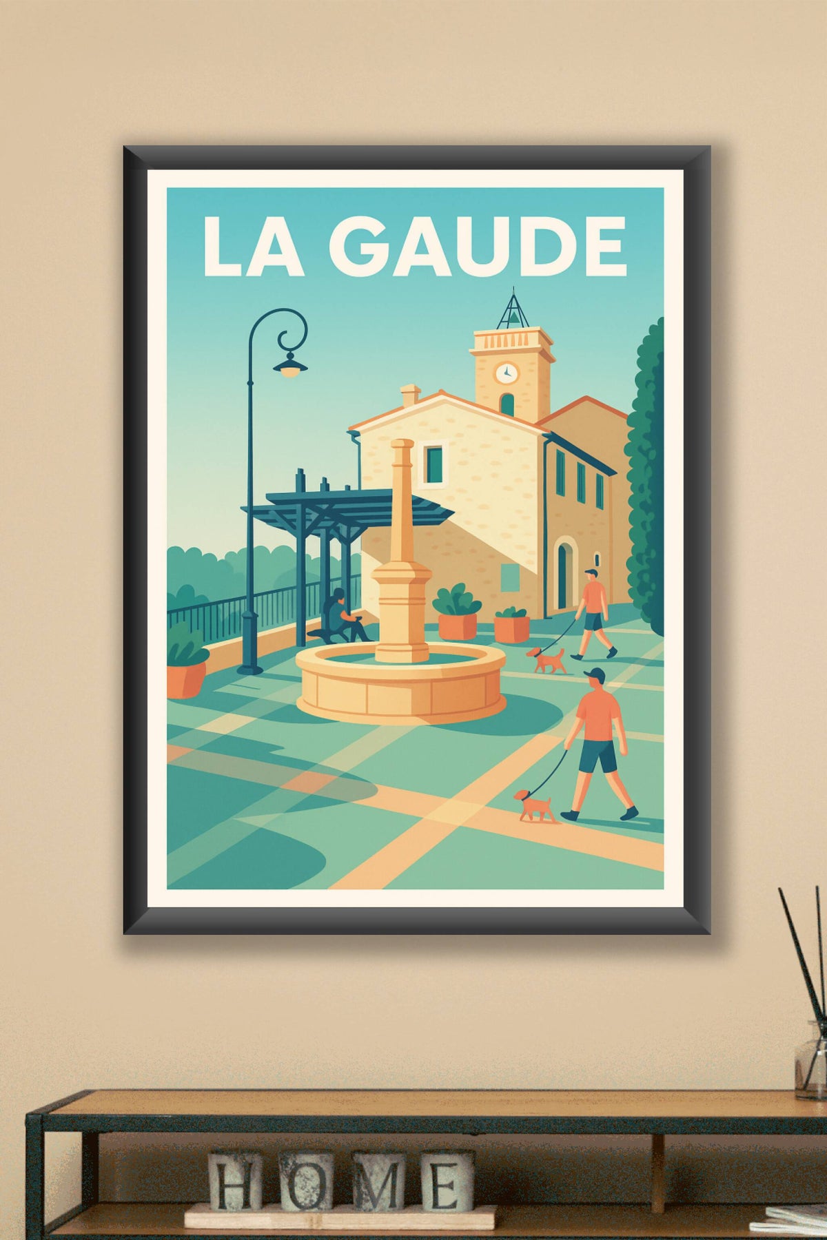 Affiche de La Gaude - Charme et sérénité en Provence
