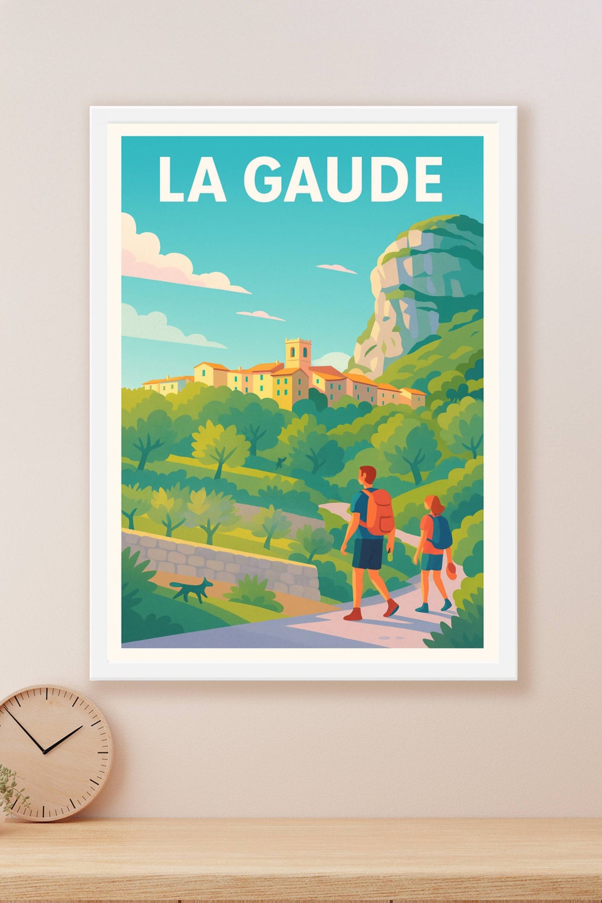 Affiche de La Gaude - Découvrez la nature et l'histoire au cœur de la Provence
