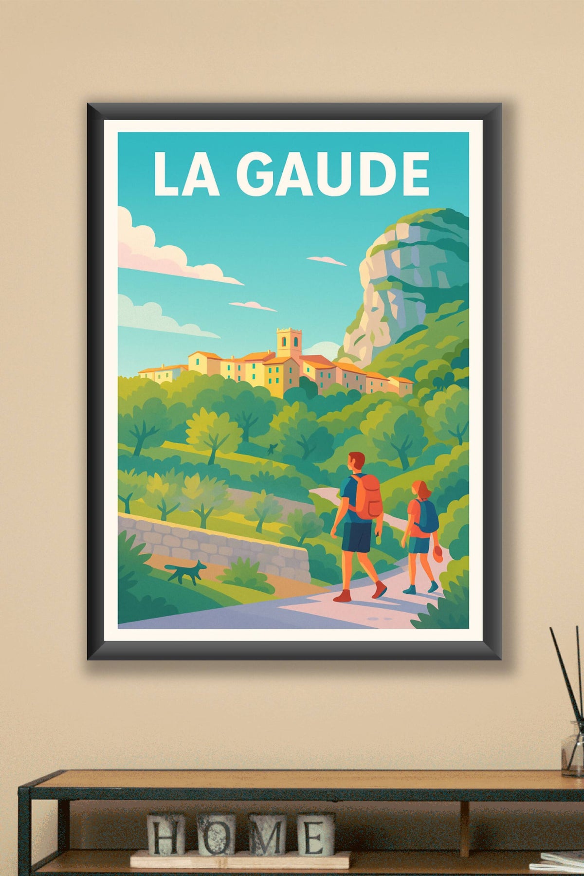 Affiche de La Gaude - Découvrez la nature et l'histoire au cœur de la Provence