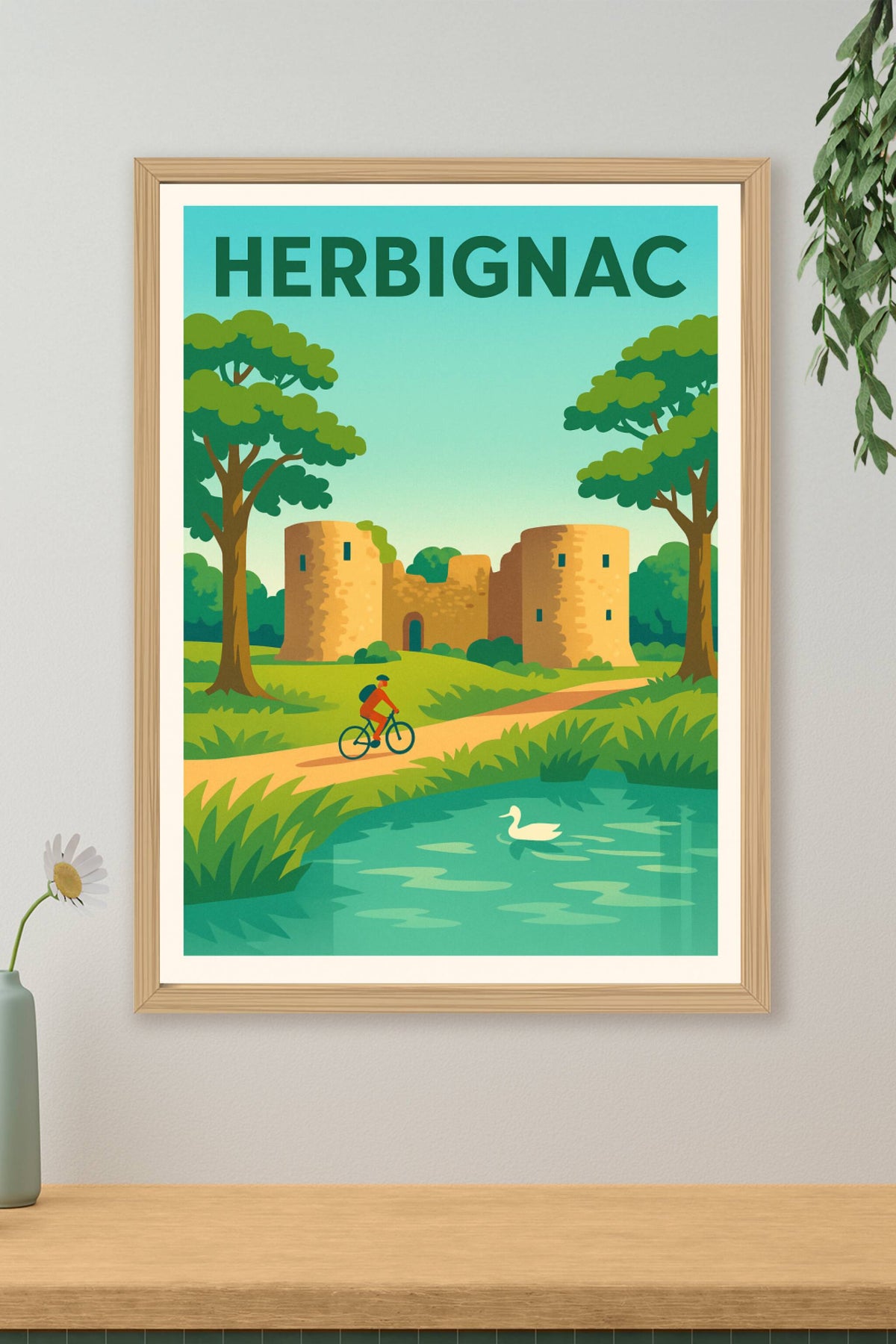 Affiche de Herbignac - Une escapade nature et patrimoine