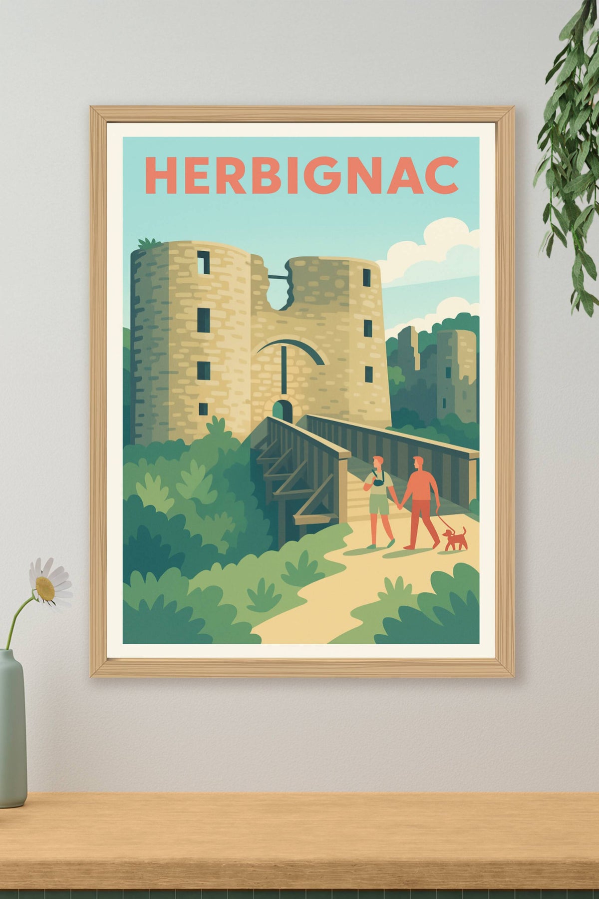 Affiche de Herbignac - Promenade historique au château