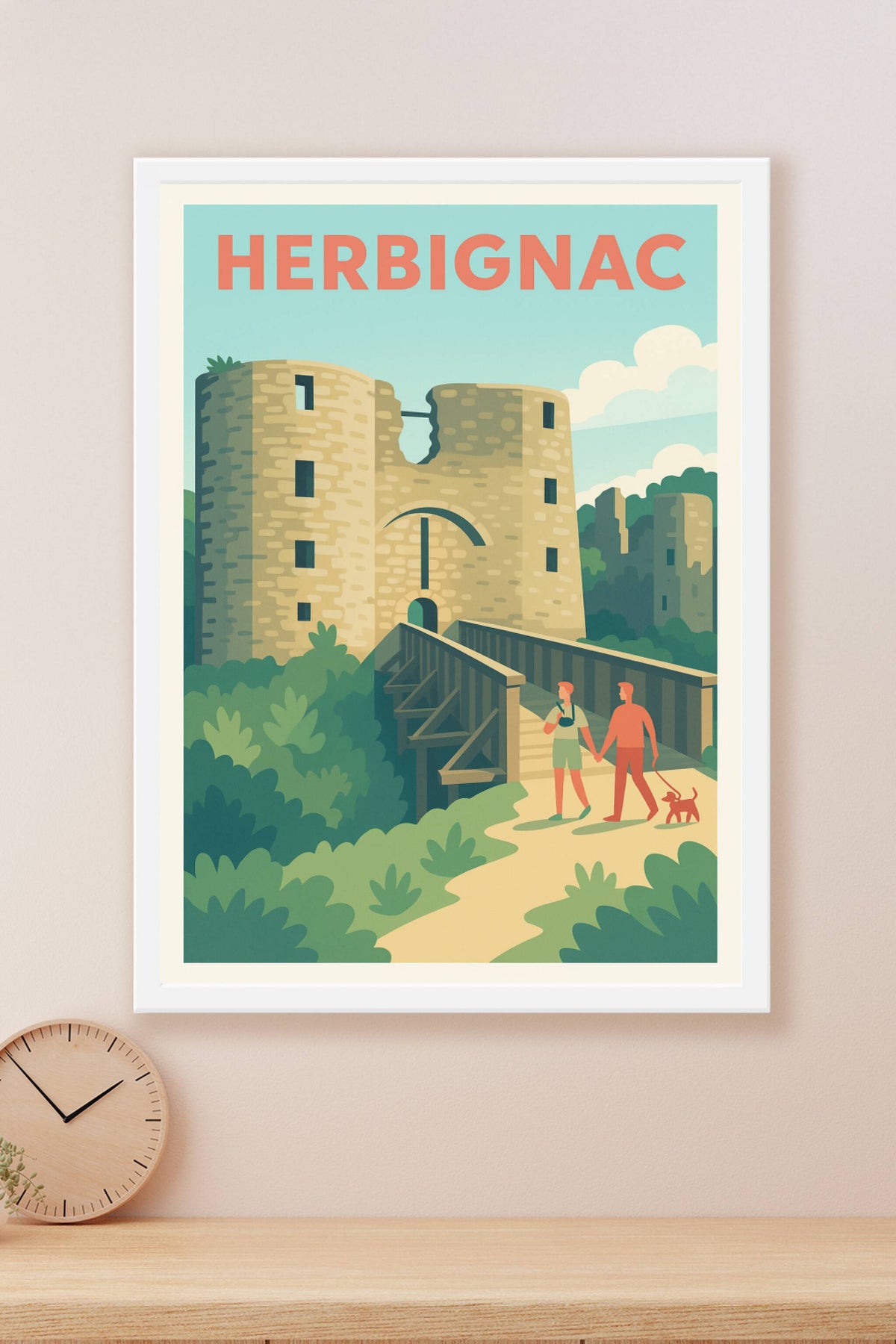 Affiche de Herbignac - Promenade historique au château