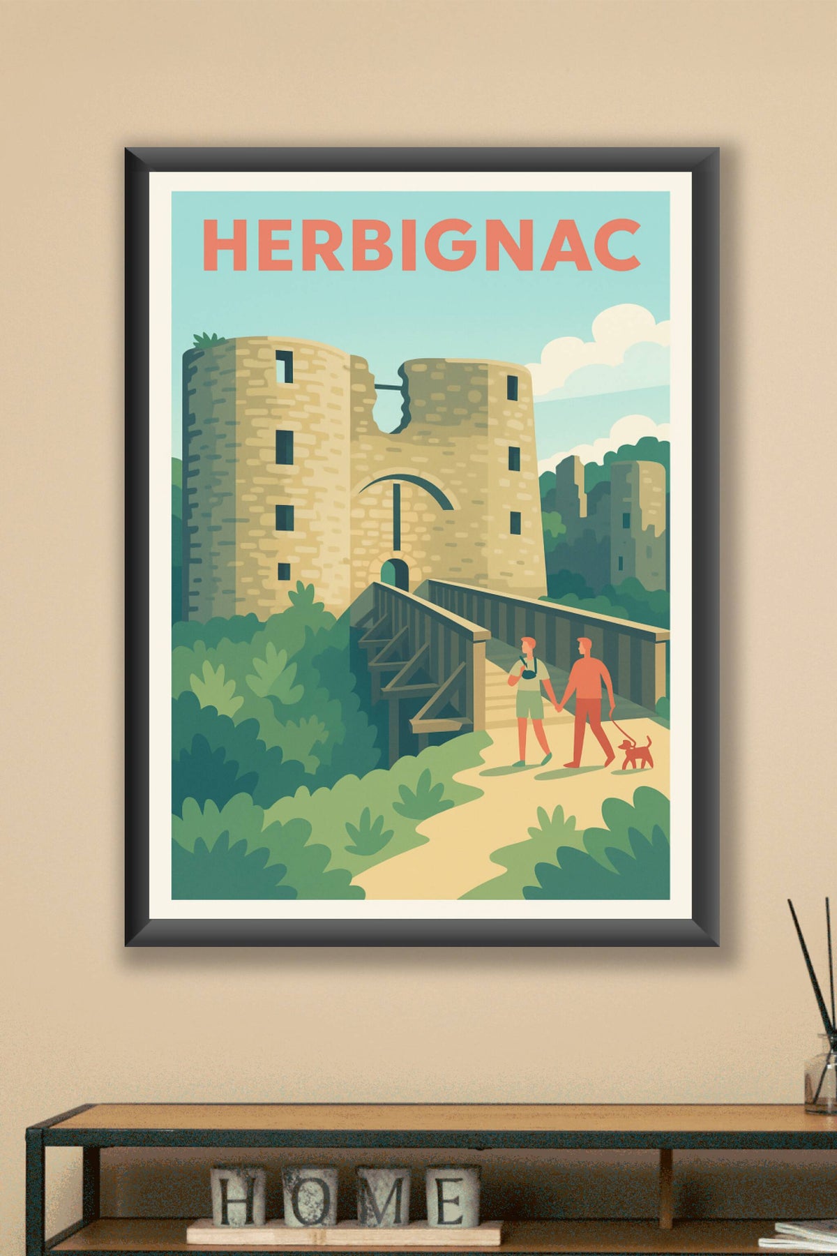 Affiche de Herbignac - Promenade historique au château