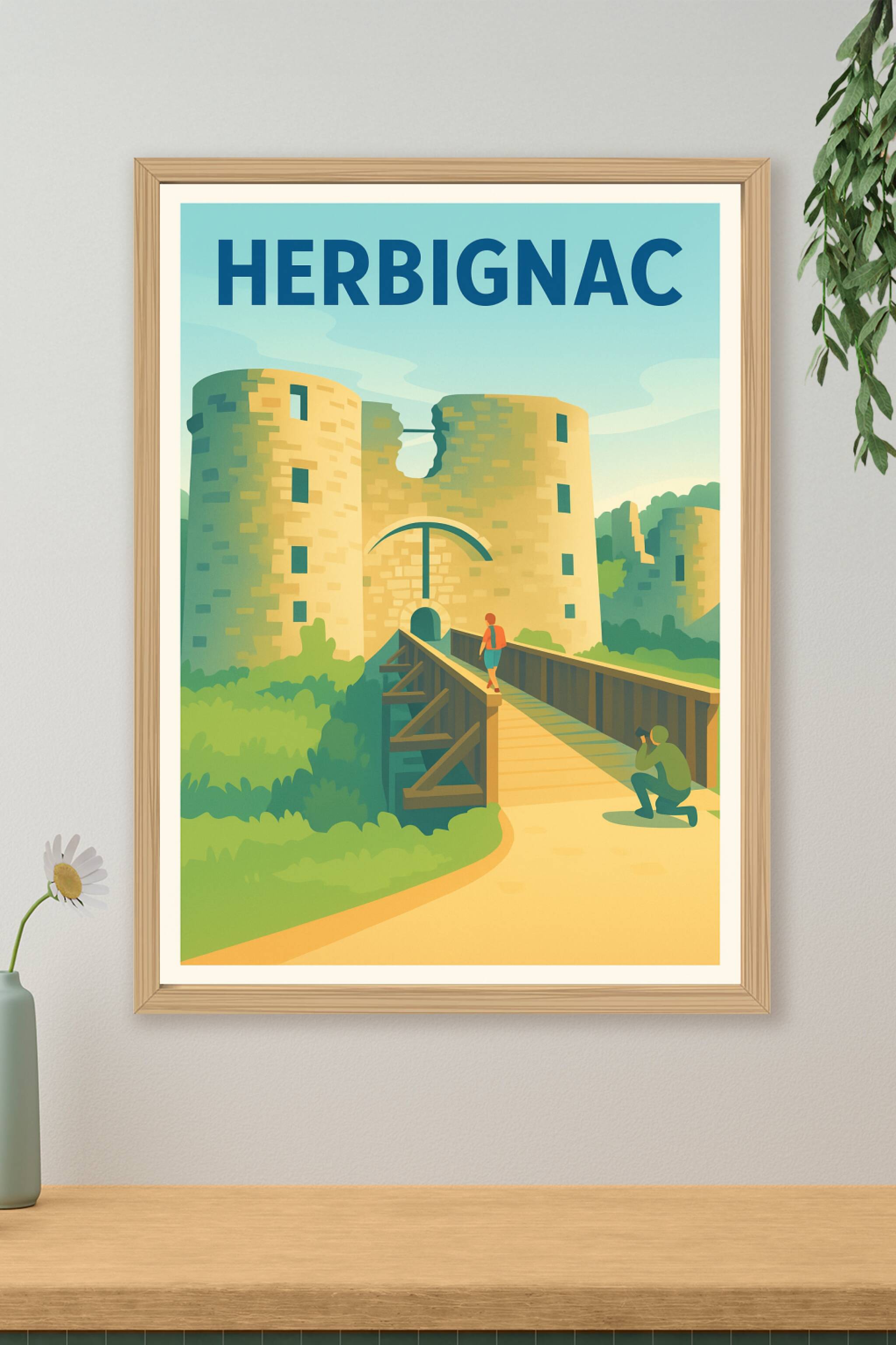 Affiche de Herbignac - Invitation au patrimoine historique