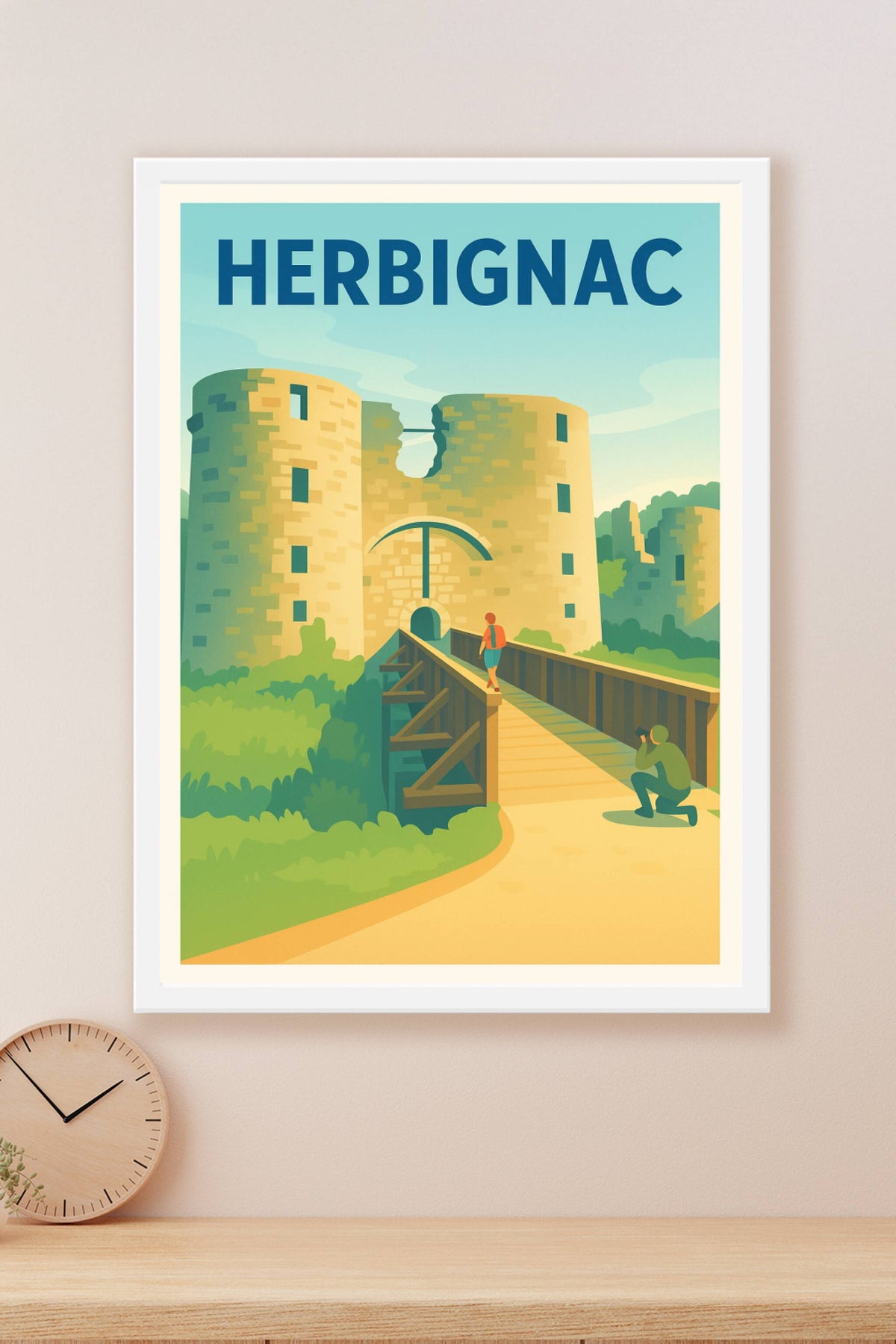 Affiche de Herbignac - Invitation au patrimoine historique