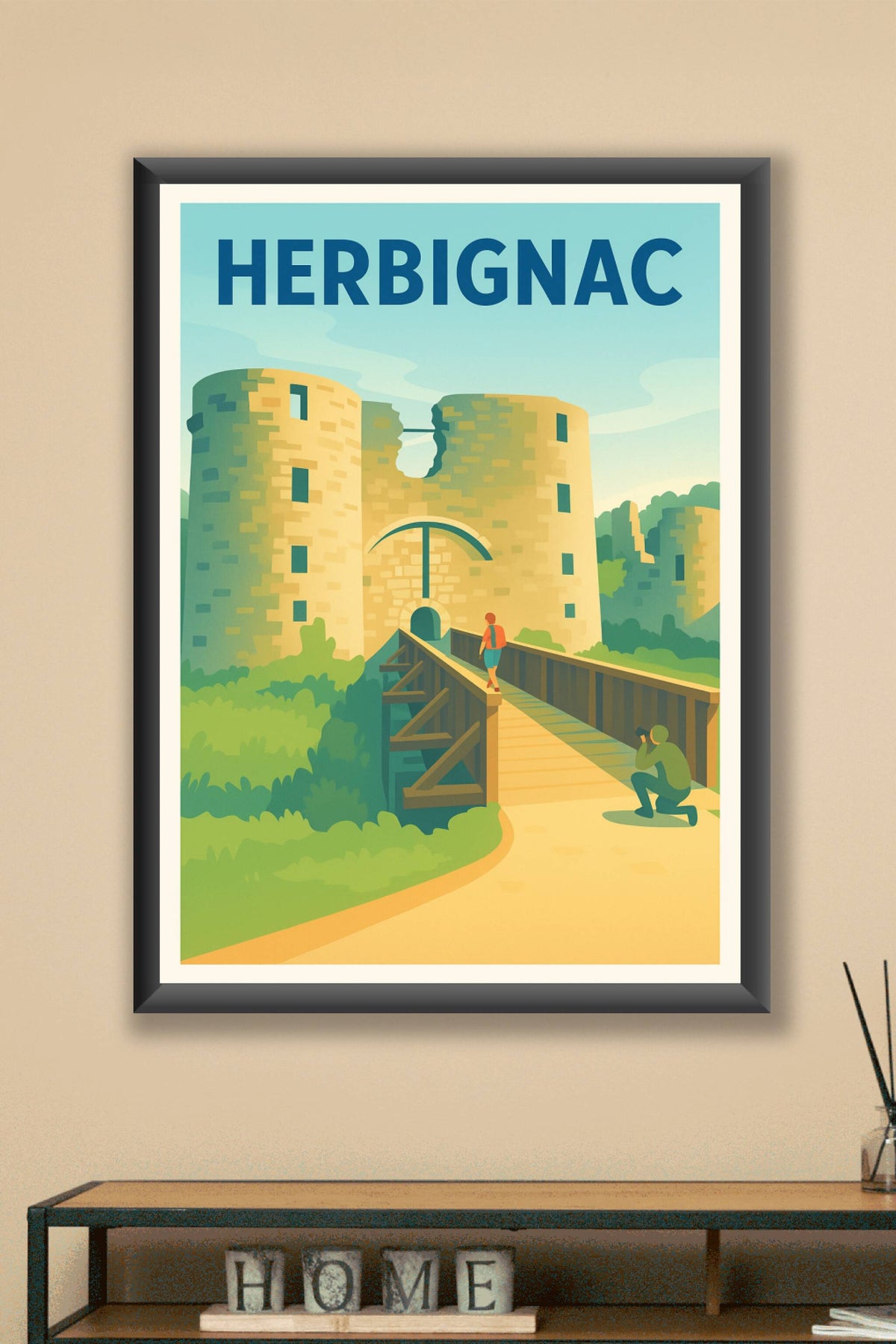 Affiche de Herbignac - Invitation au patrimoine historique