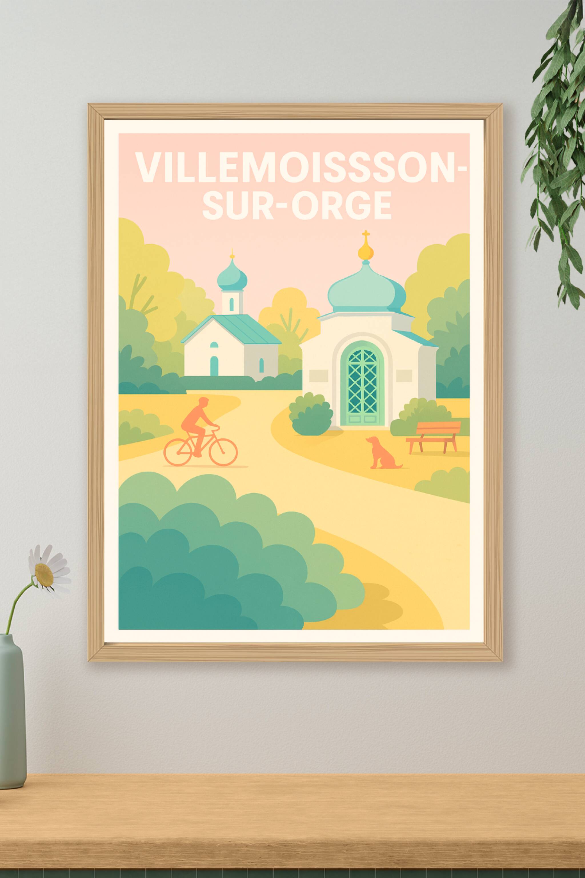 Affiche de Villemoisson-sur-Orge - Sérénité et charme bucolique