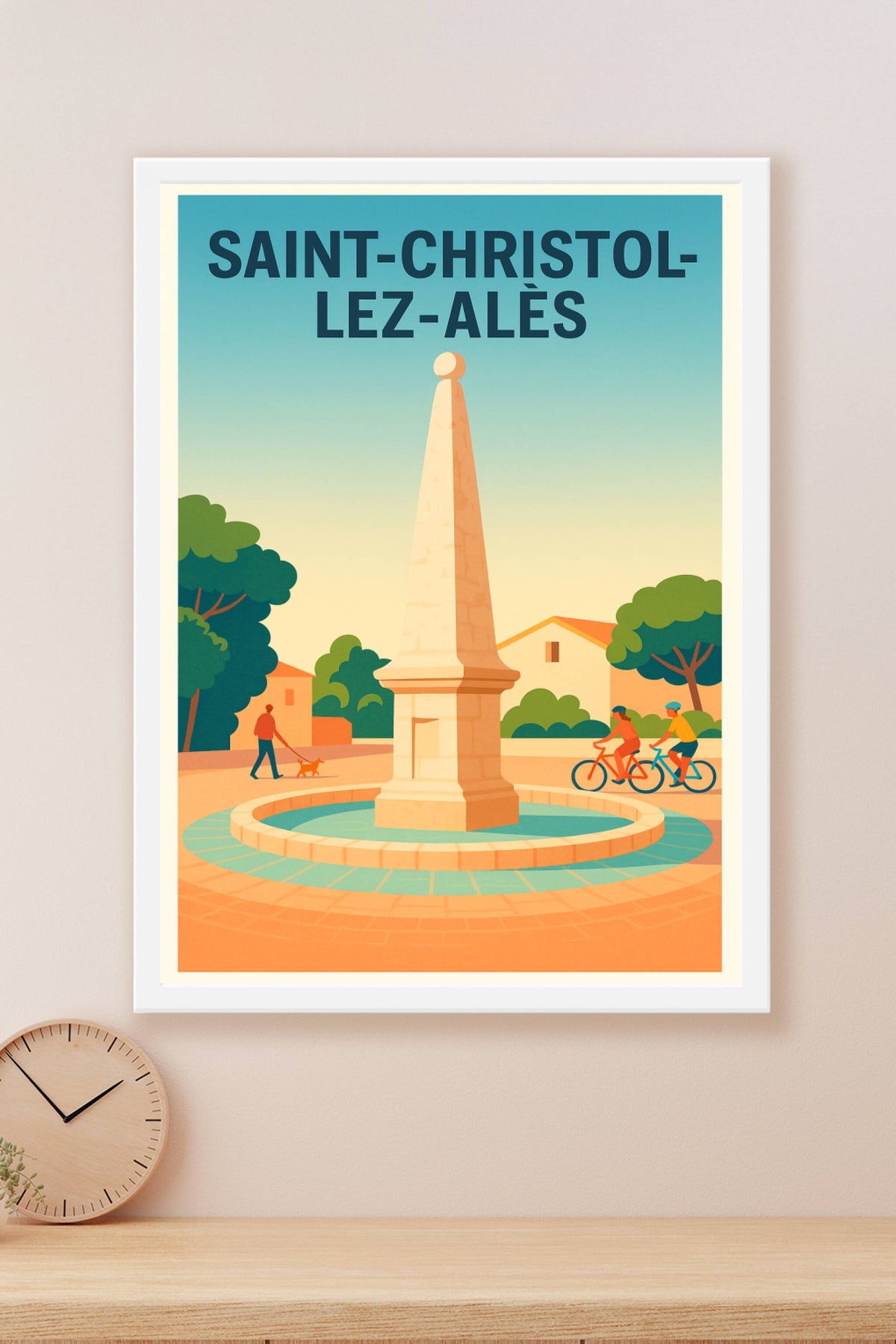 Affiche de Saint-Christol-lez-Alès - Charme et sérénité provençale