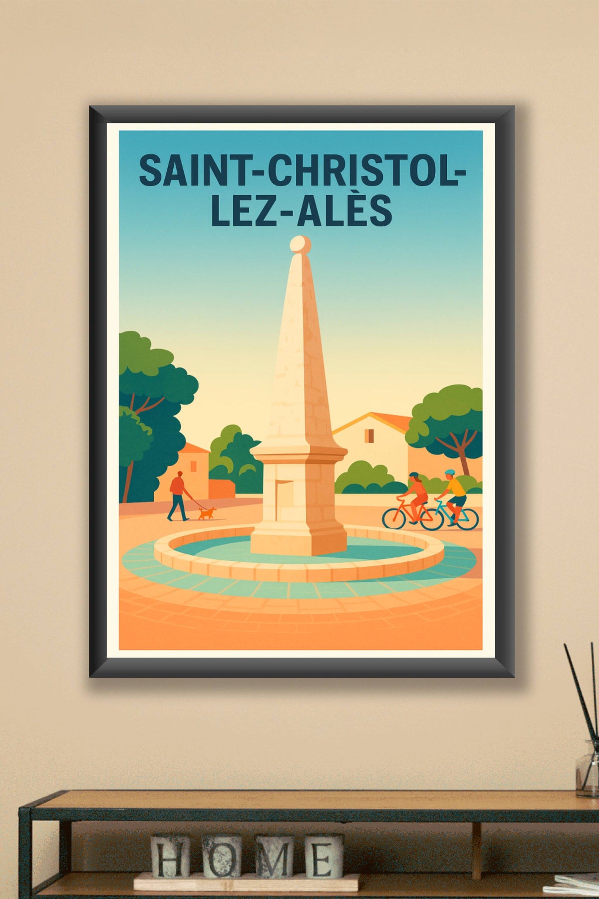 Affiche de Saint-Christol-lez-Alès - Charme et sérénité provençale