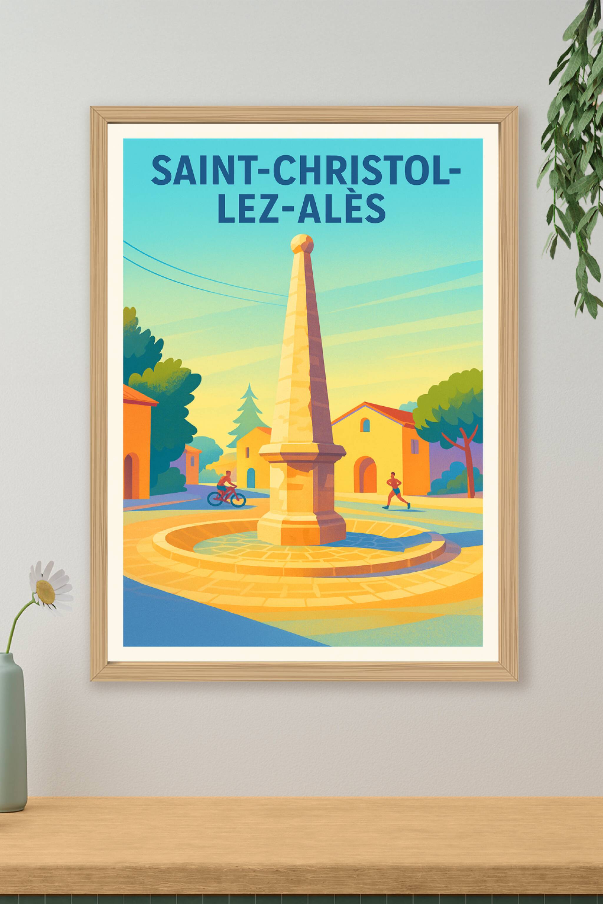 Affiche de Saint-Christol-lez-Alès - Charme et douceur de vivre méridionale