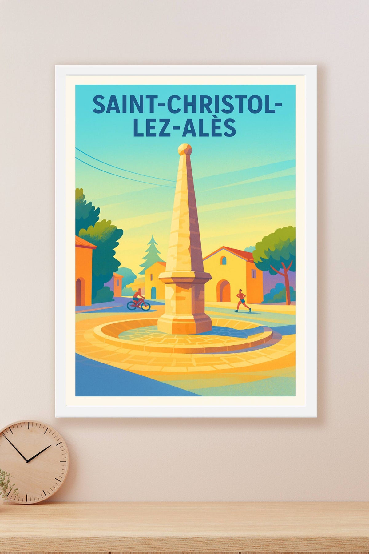 Affiche de Saint-Christol-lez-Alès - Charme et douceur de vivre méridionale