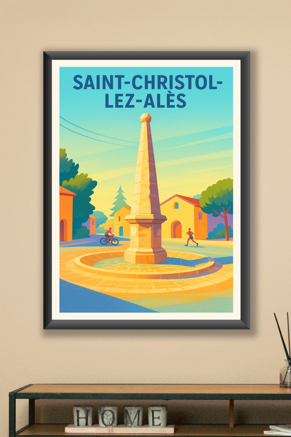 Affiche de Saint-Christol-lez-Alès - Charme et douceur de vivre méridionale