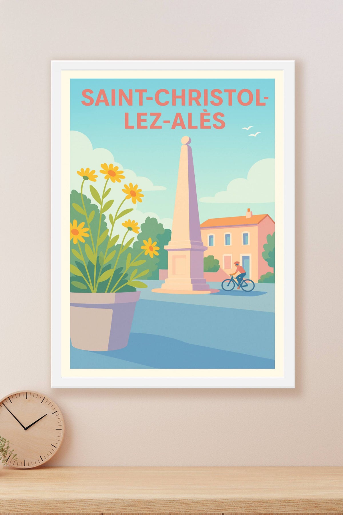 Affiche de Saint-Christol-lez-Alès - Charme et douceur d'une petite ville ensoleillée