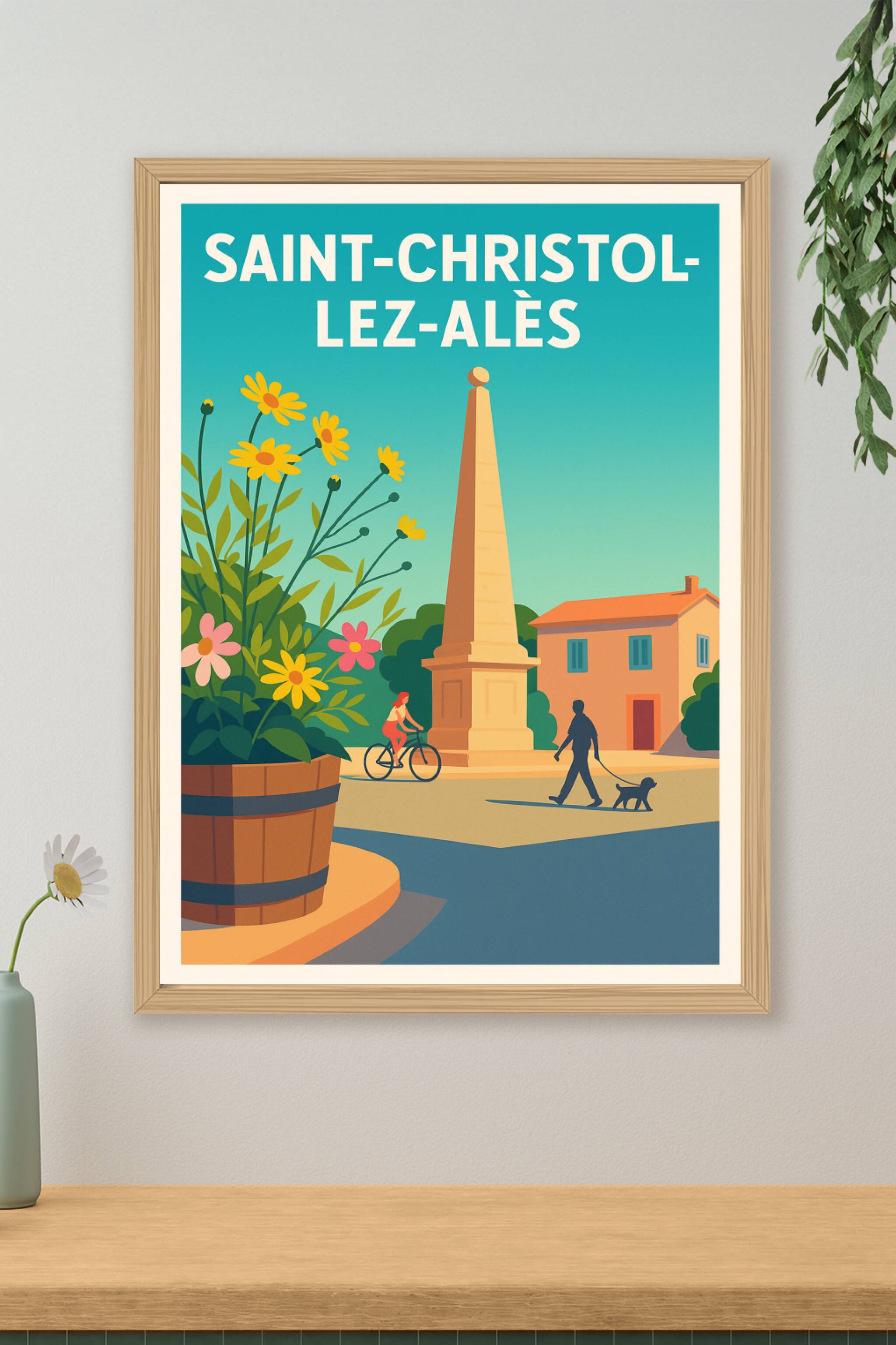 Affiche de Saint-Christol-lez-Alès - Charme et sérénité du Sud de la France