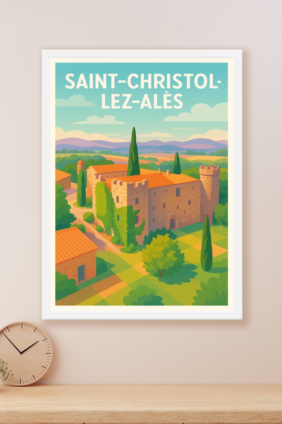 Affiche de Saint-Christol-lez-Alès - Charme et sérénité méridionale