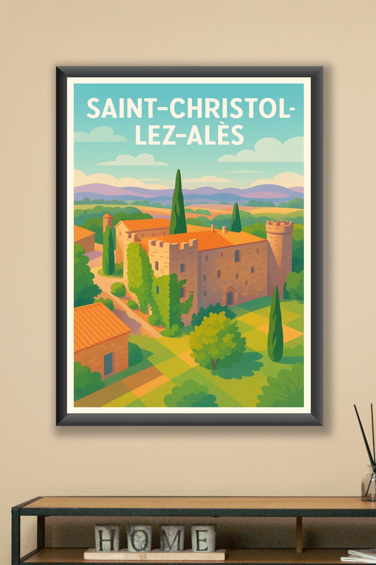 Affiche de Saint-Christol-lez-Alès - Charme et sérénité méridionale