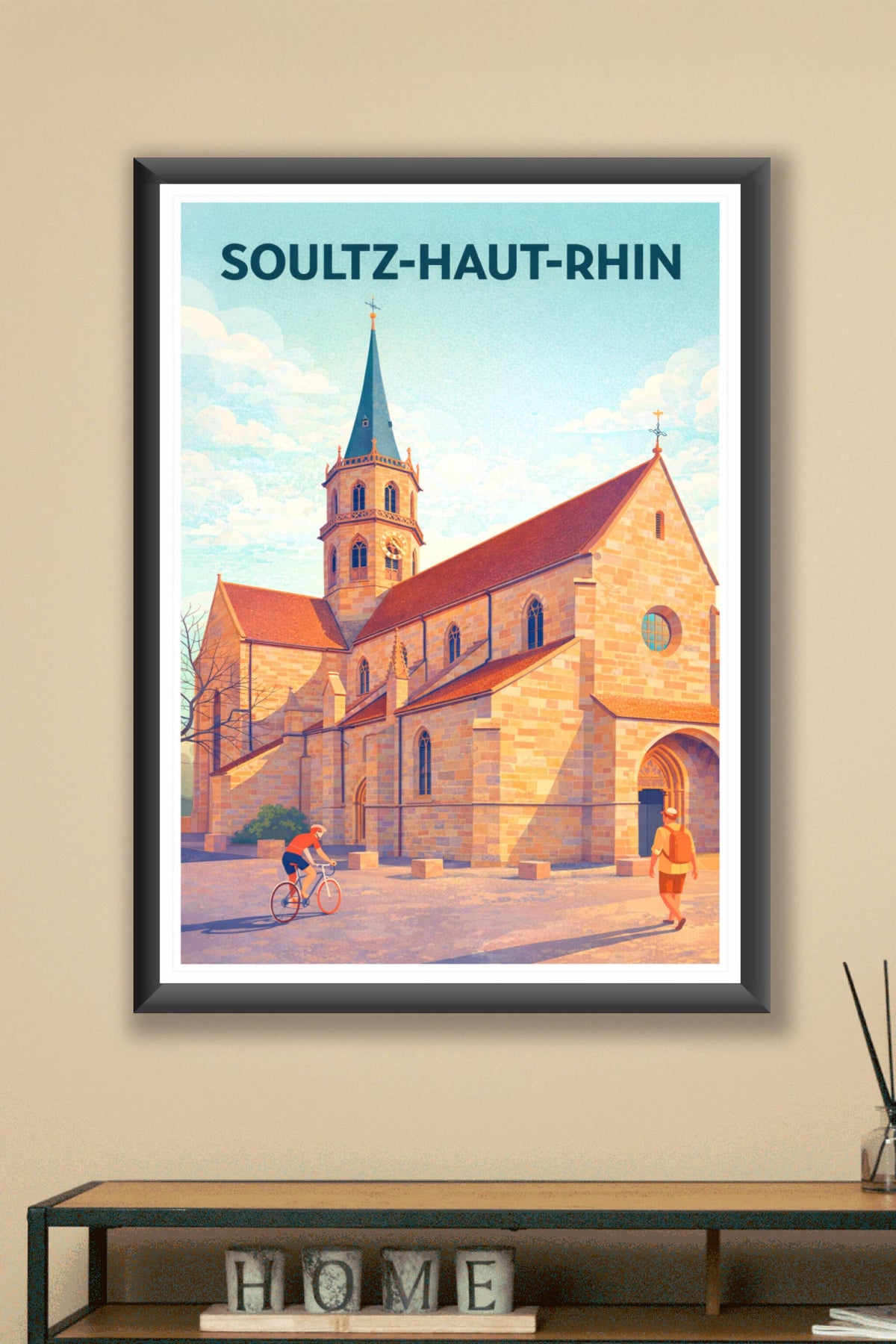 Affiche de Soultz-Haut-Rhin - Charme historique et sérénité alsacienne