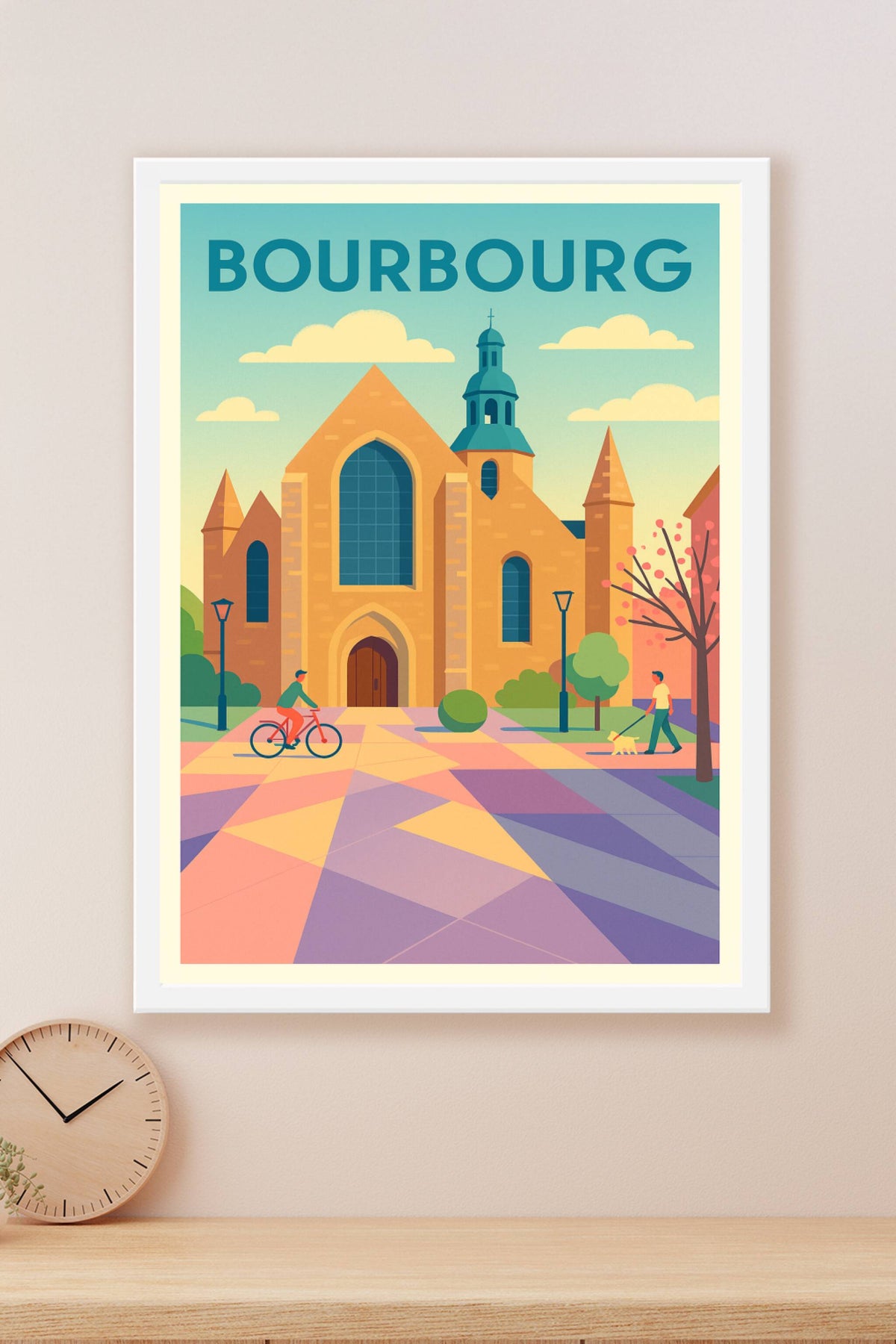 Affiche de Bourbourg - Charme et sérénité au cœur du Nord