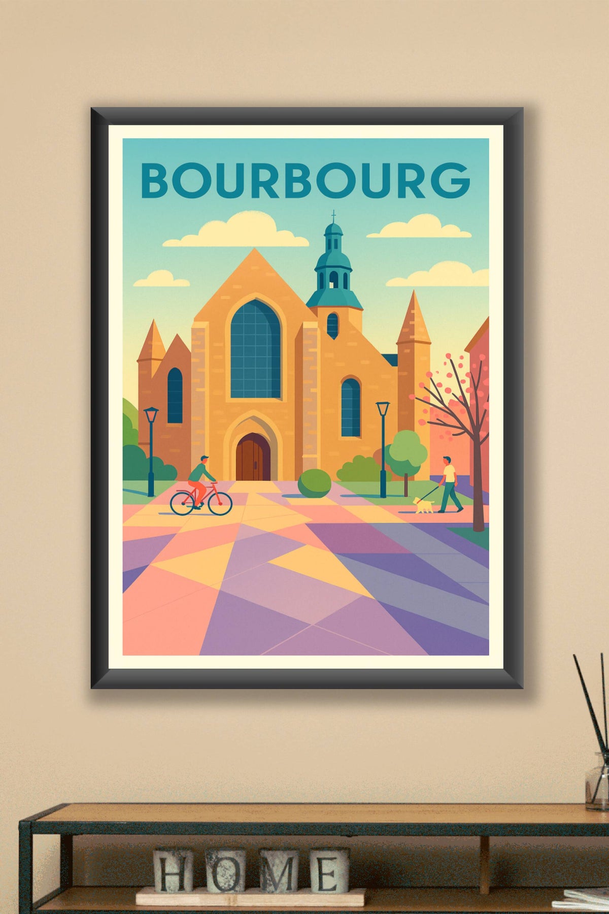 Affiche de Bourbourg - Charme et sérénité au cœur du Nord