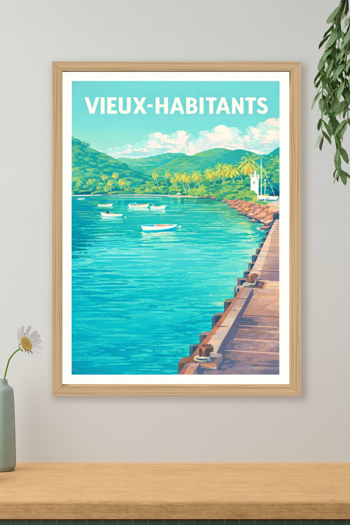 Affiche de Vieux-Habitants - Escapade tropicale au cœur de la Guadeloupe