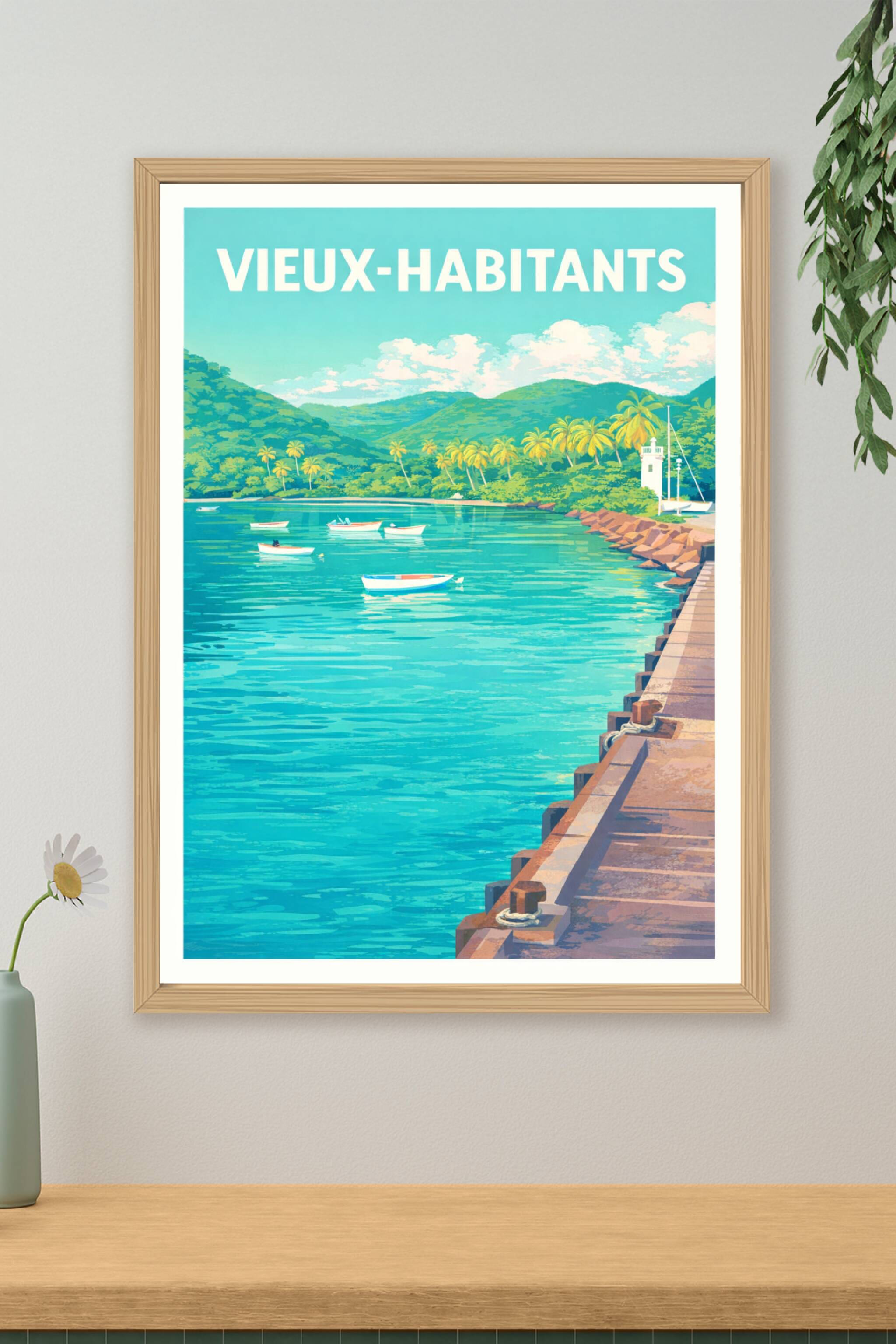 Affiche de Vieux-Habitants - Escapade tropicale au cœur de la Guadeloupe