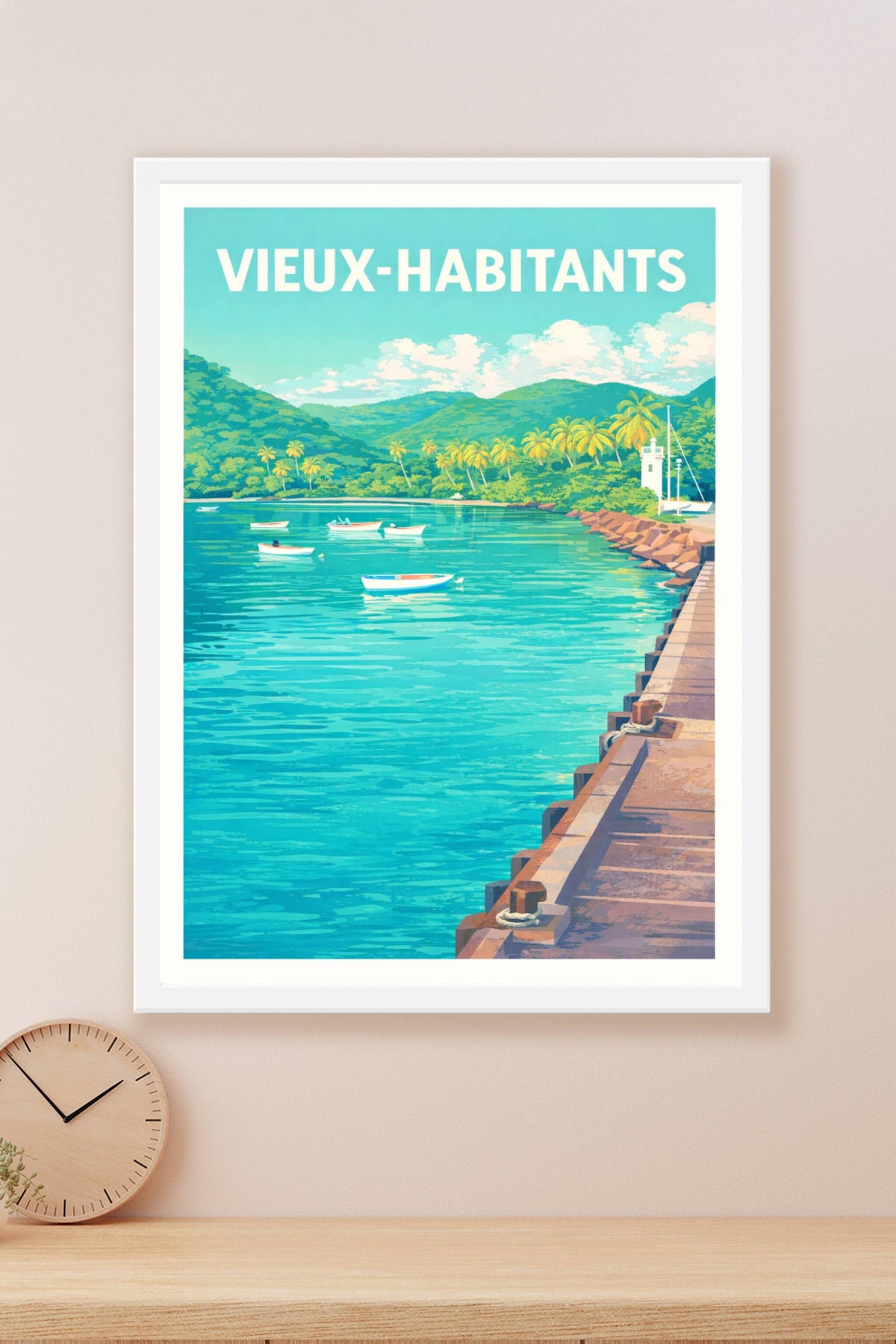 Affiche de Vieux-Habitants - Escapade tropicale au cœur de la Guadeloupe