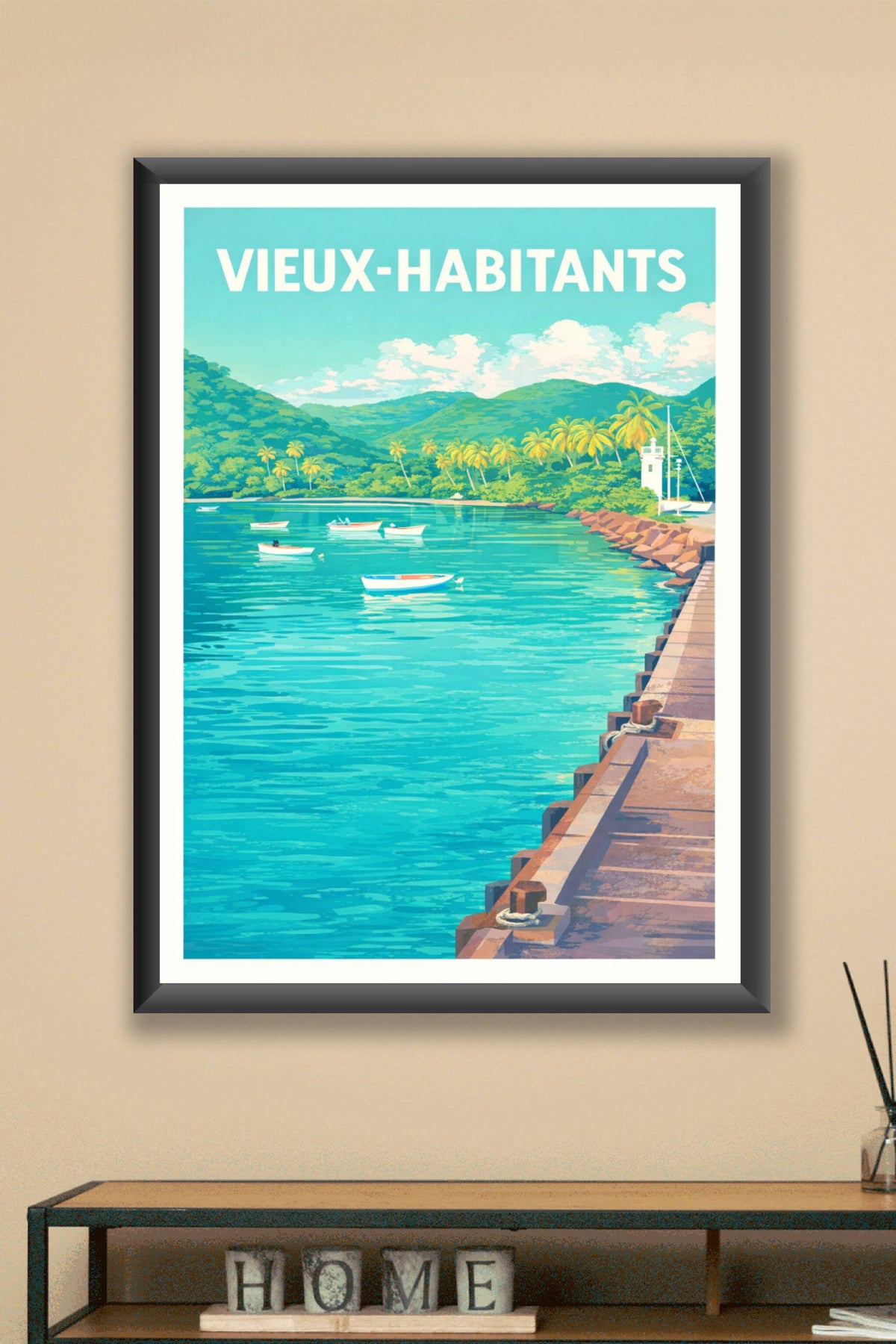 Affiche de Vieux-Habitants - Escapade tropicale au cœur de la Guadeloupe