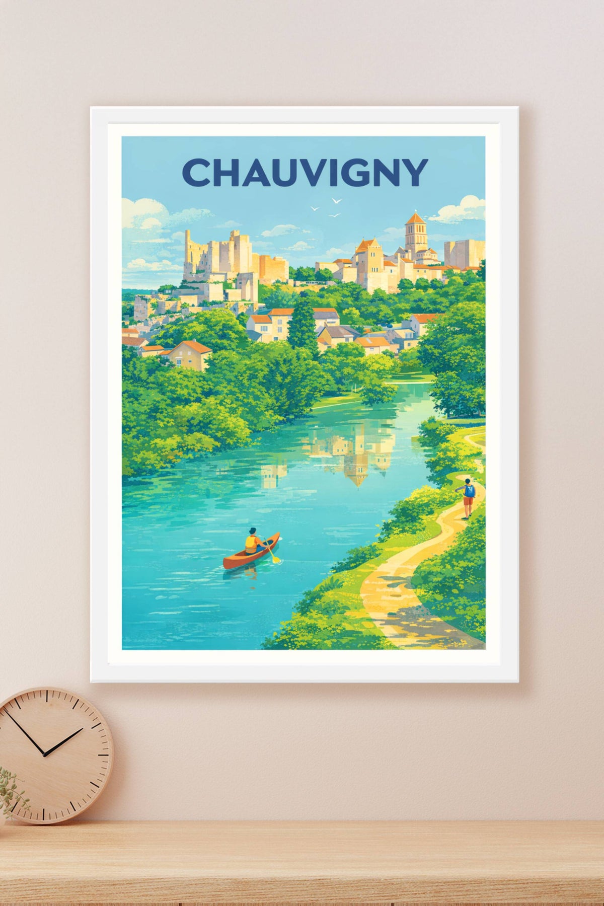 Affiche de Chauvigny - Un havre de paix entre nature et histoire