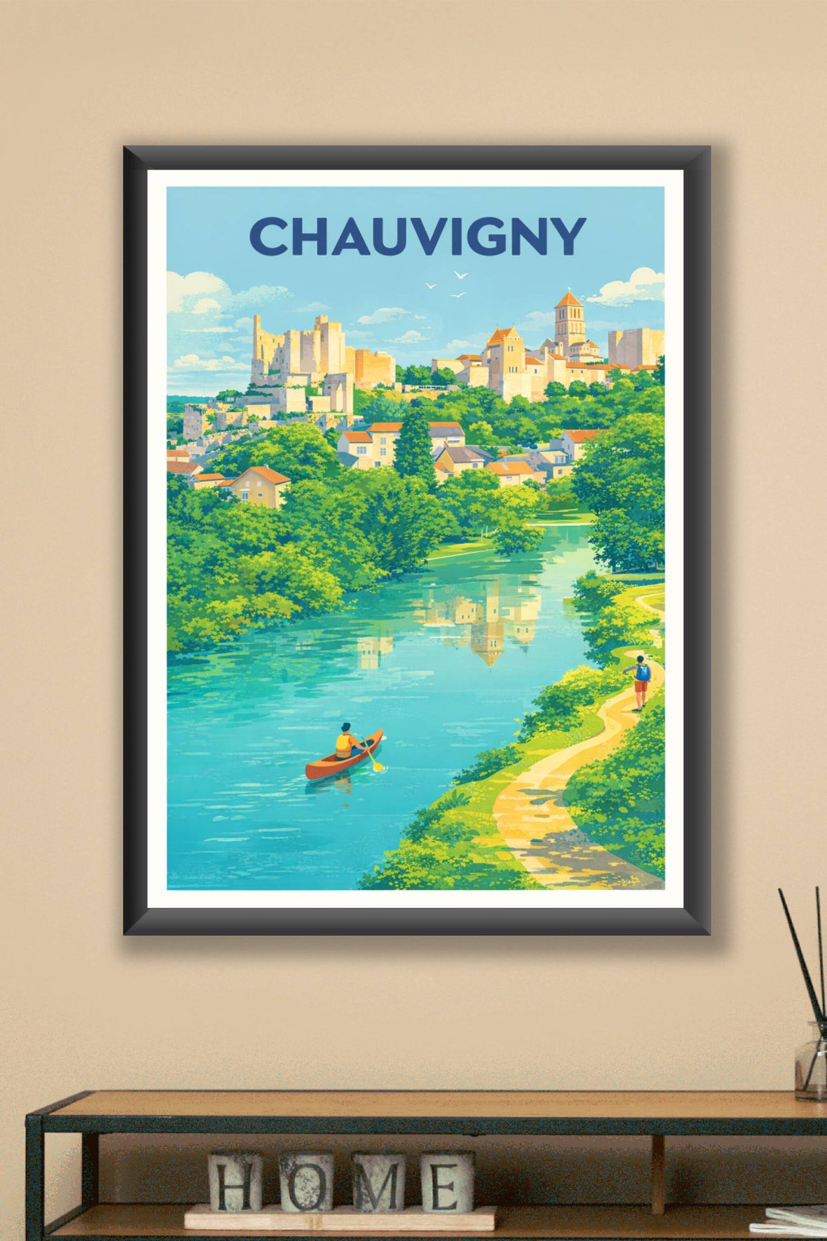 Affiche de Chauvigny - Un havre de paix entre nature et histoire