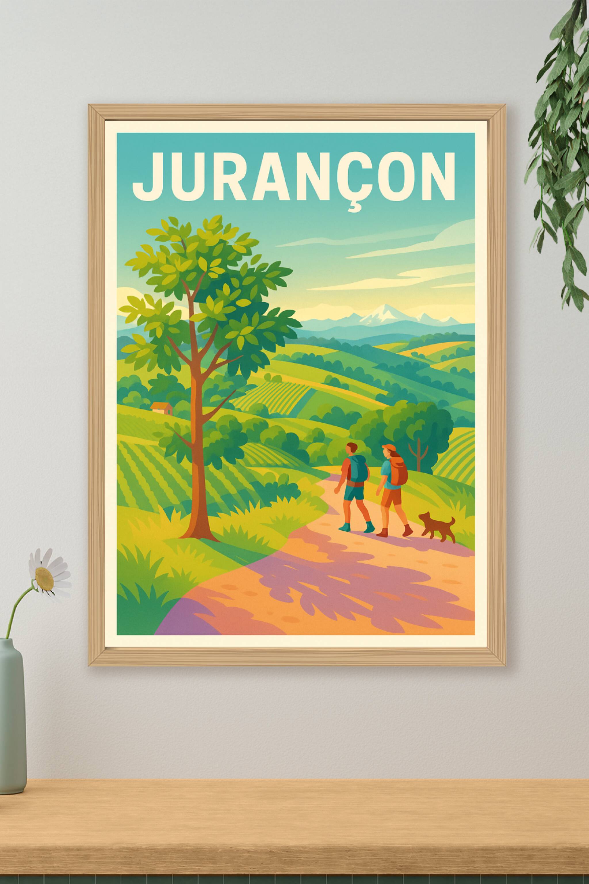 Affiche de Jurançon - Promenade au cœur des vignobles